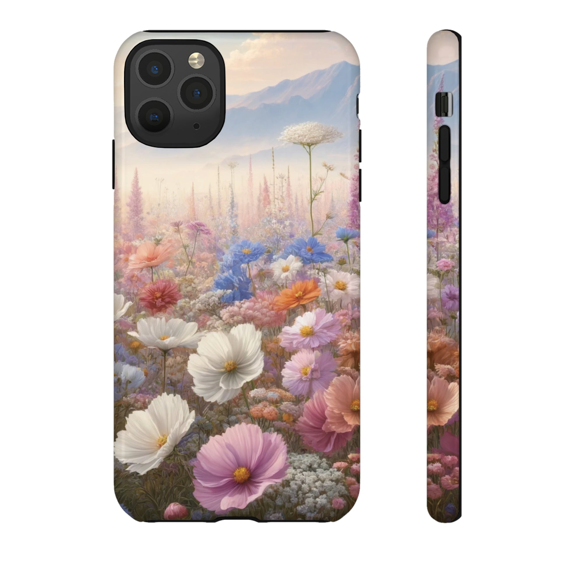 Phone Case Floral Boho Luxury Tough Case Floral Elegant Durable Stylish for Modern Devices iPhone 15, Samsung iPhone Samsung Accessory Gift for Her.