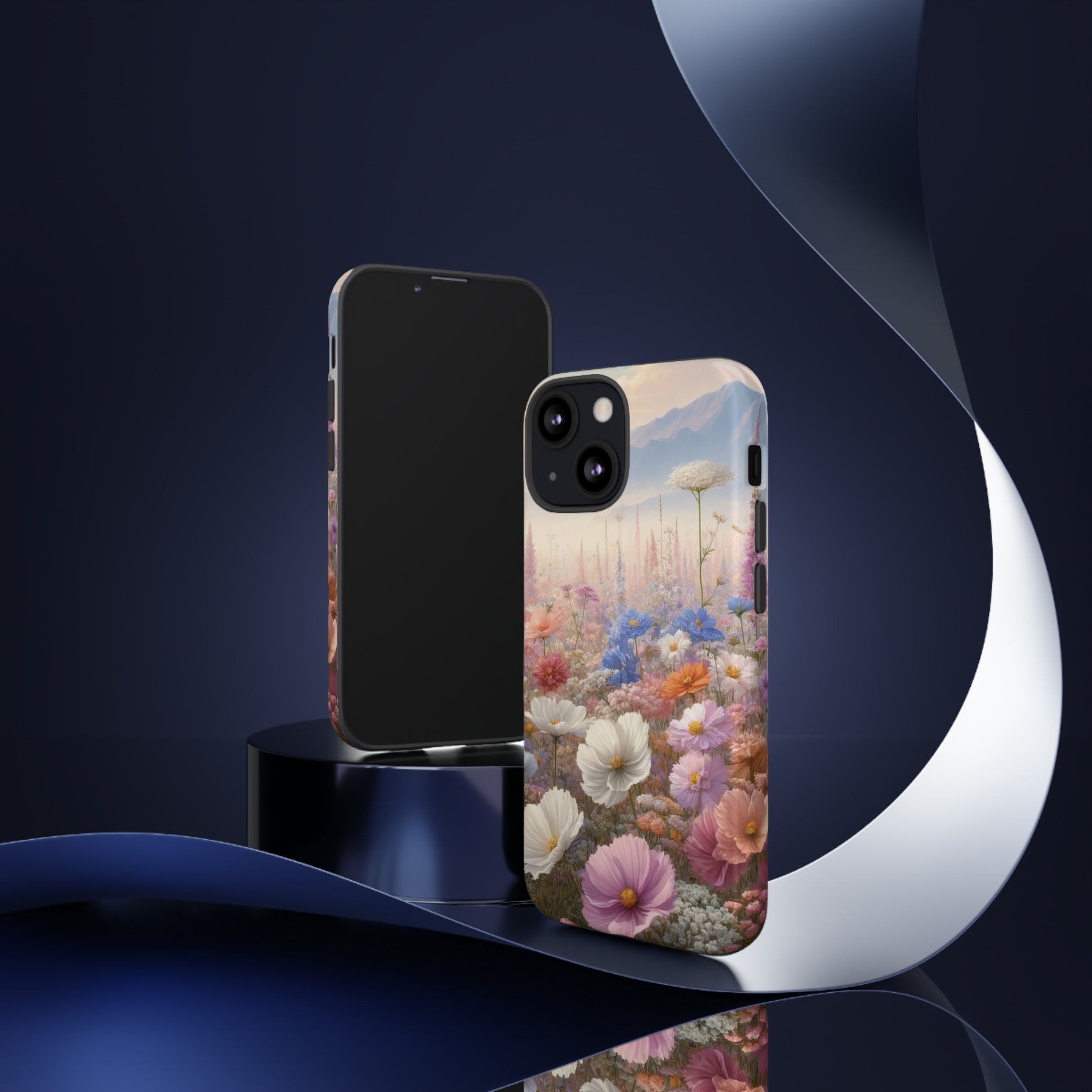 Phone Case Floral Boho Luxury Tough Case Floral Elegant Durable Stylish for Modern Devices iPhone 15, Samsung iPhone Samsung Accessory Gift for Her.