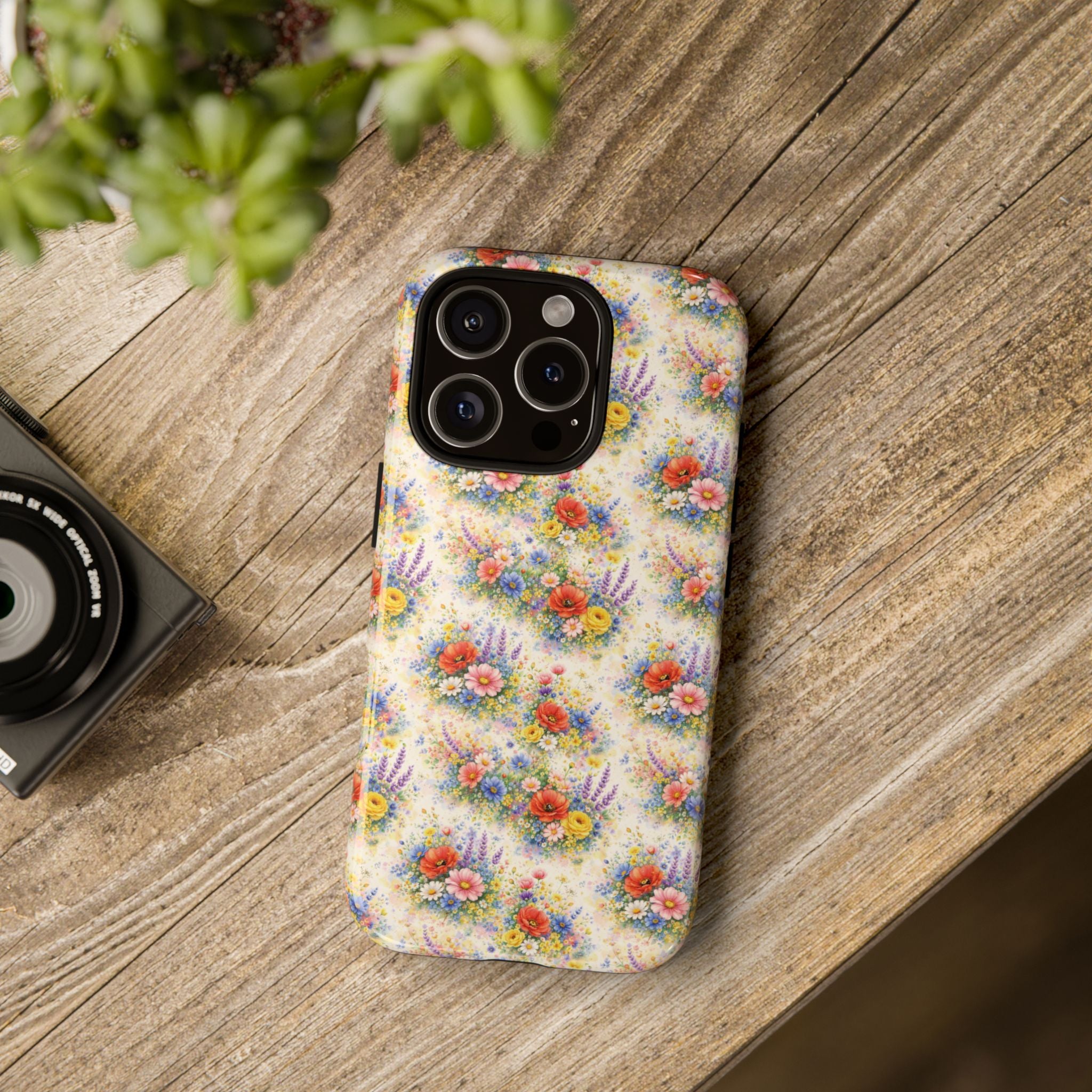 Watercolor Wildflowers Phone Case — Tough Cases