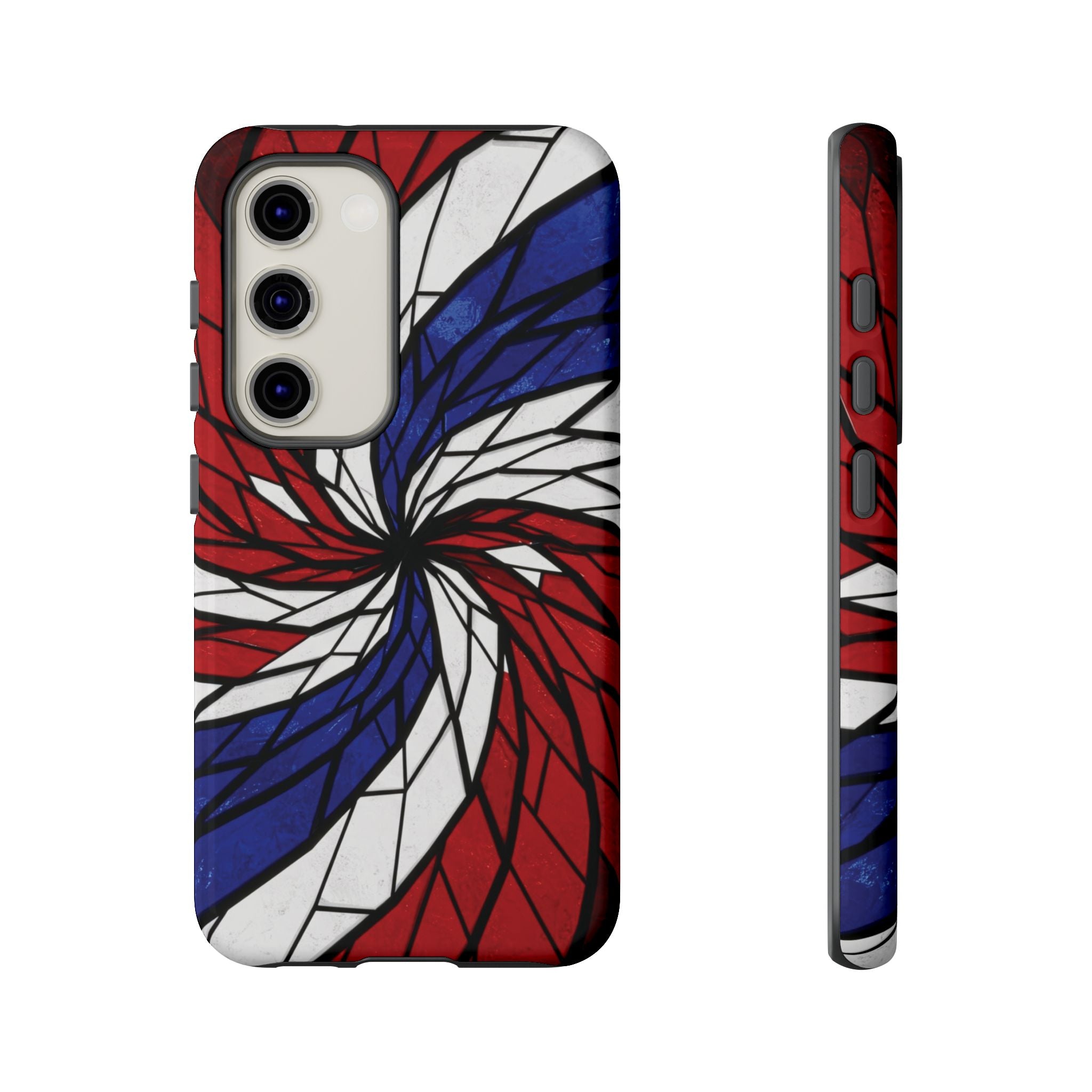 Patriotic Red White & Blue Phone Case – USA Flag Design, Independence Day Gift, Protective Cover for iPhone, Samsung, Pixel