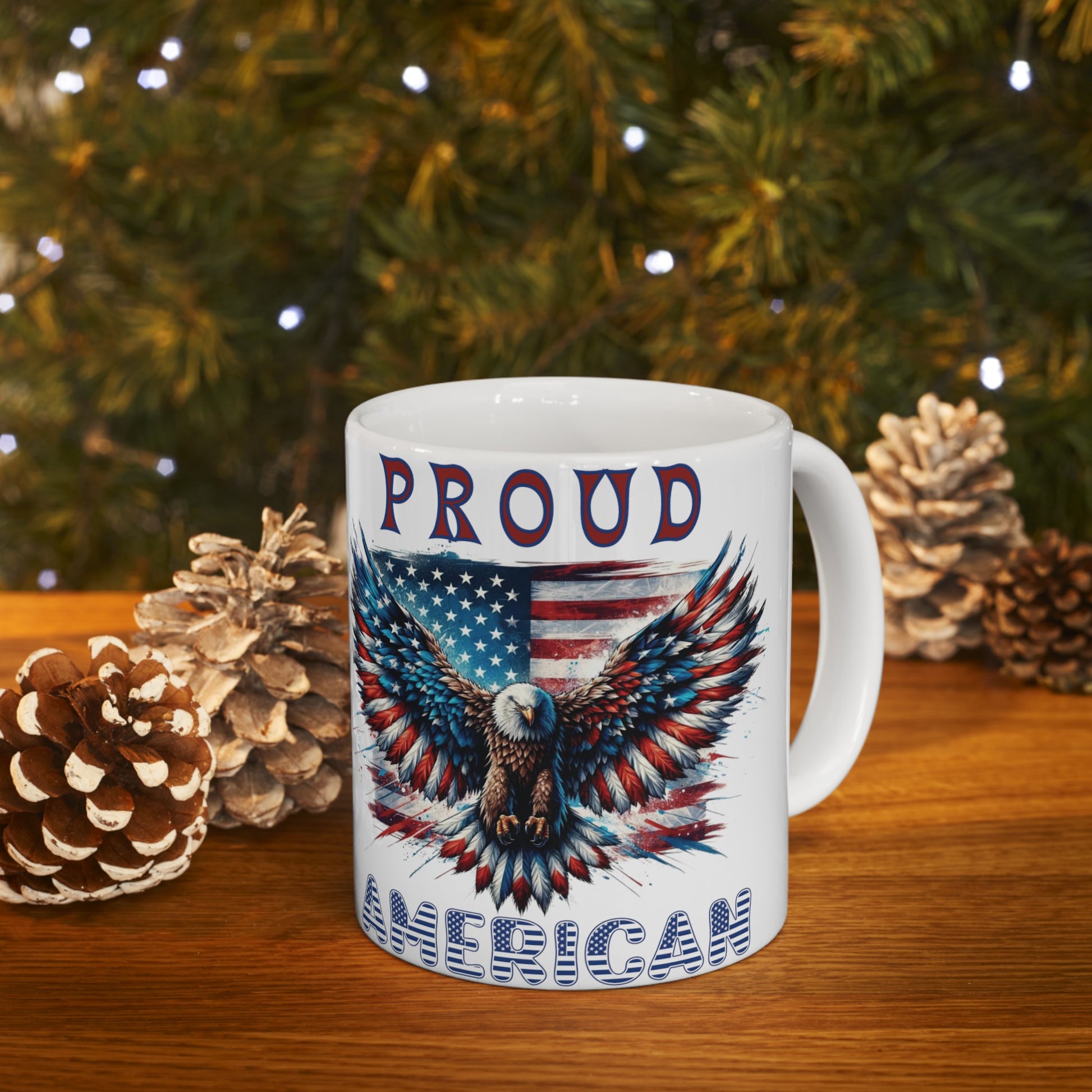 Patriotic American Flag and Eagle Coffee Mug Celebrate Freedom Perfect for Veterans, Patriots, and Proud Americans Ceramic Mug Coffee Ceramic Mugs Perfect for Your Morning Brew - MRSBYVALLE