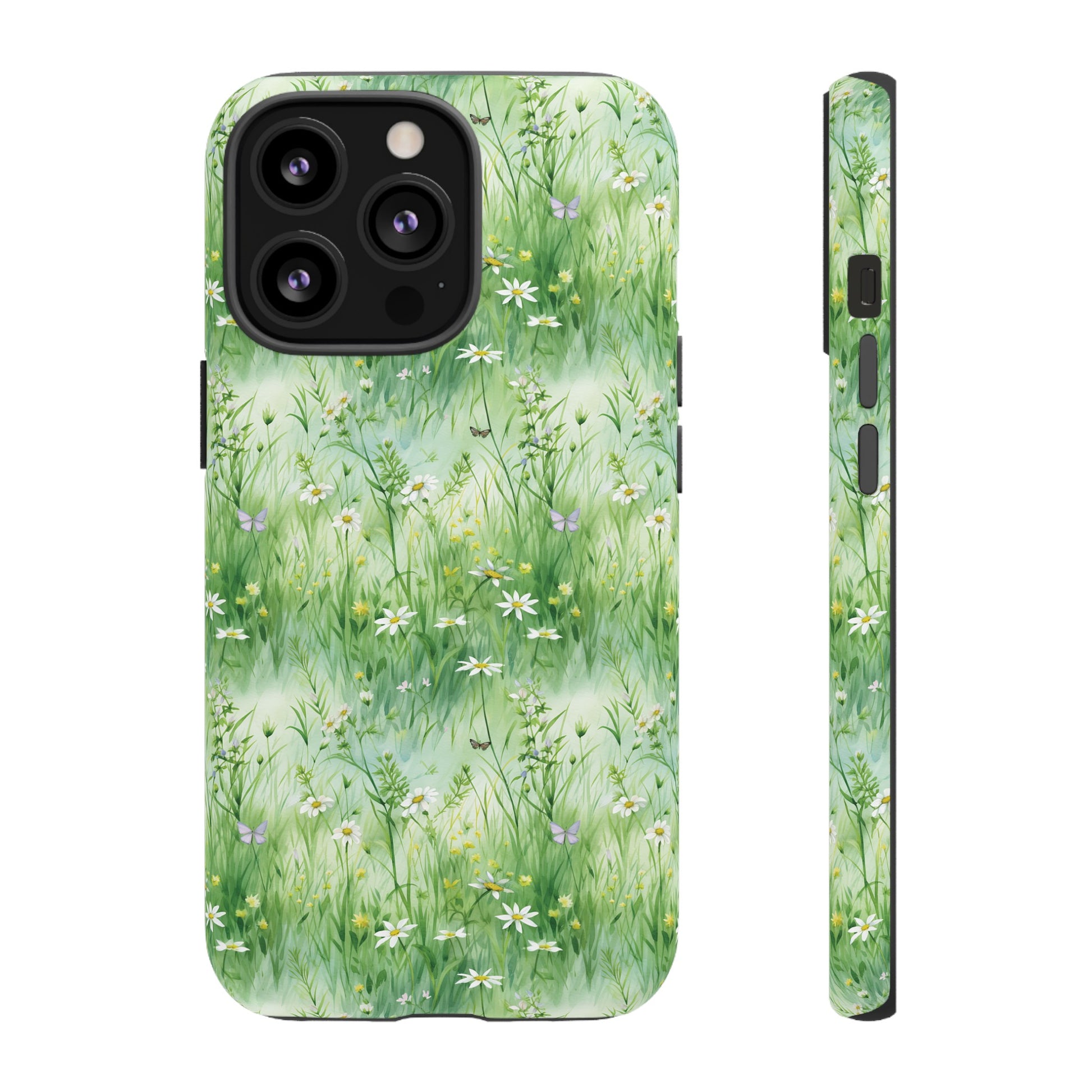 Beautiful Watercolor Grassing Daisy Boho Chic Design Phone Case Protective Cover for All Models Gift for Mom Accessory Gift for Her