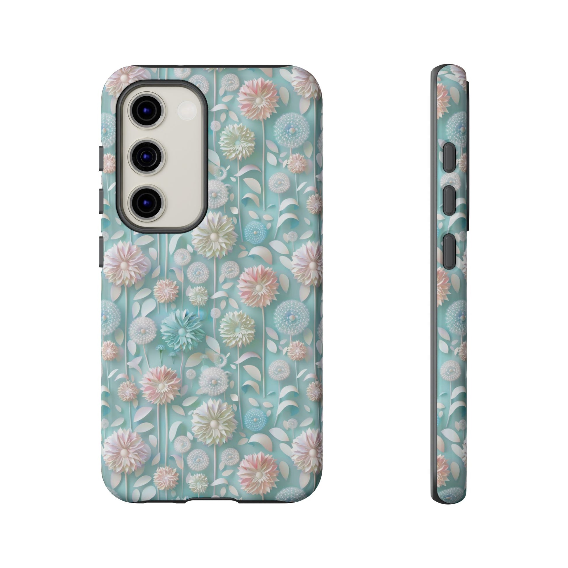 Pastel Floral Phone Case for iPhone & Samsung | Elegant and Slim Design with Shockproof Protection | Durable, Scratch-Resistant, and Lightweight | Stylish Accessory