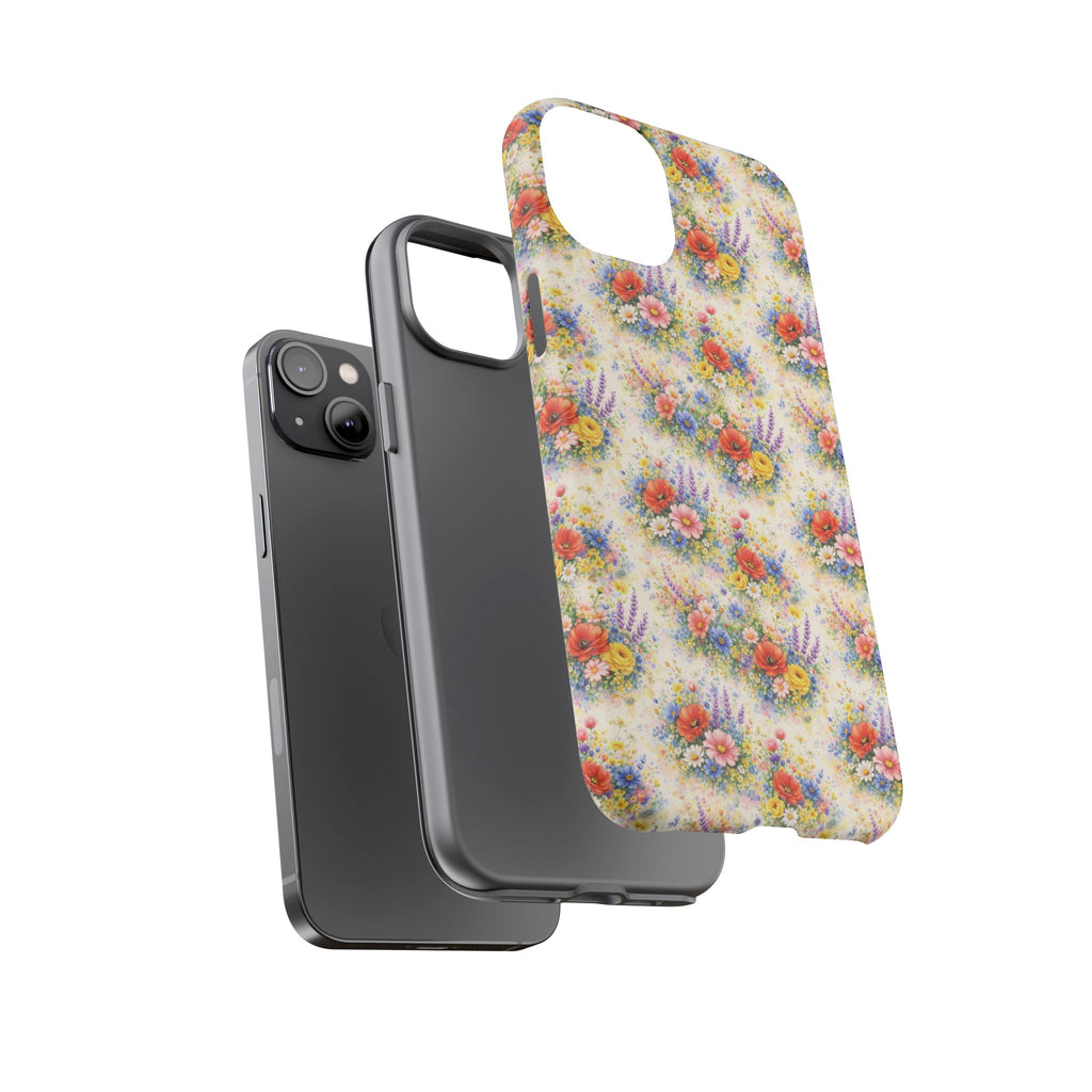 Watercolor Wildflowers Phone Case — Tough Cases