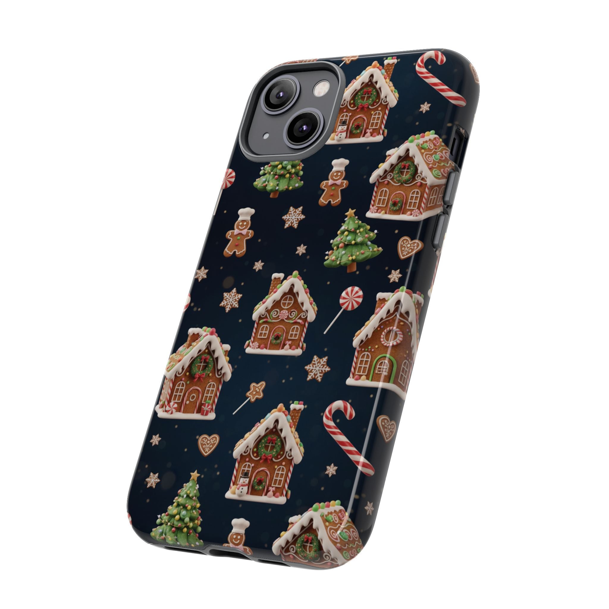 3D Gingerbread House Christmas Phone Case | Premium Holiday Gift Cover for iPhone 17, iPhone, and Samsung Galaxy Gift for Her or Him
