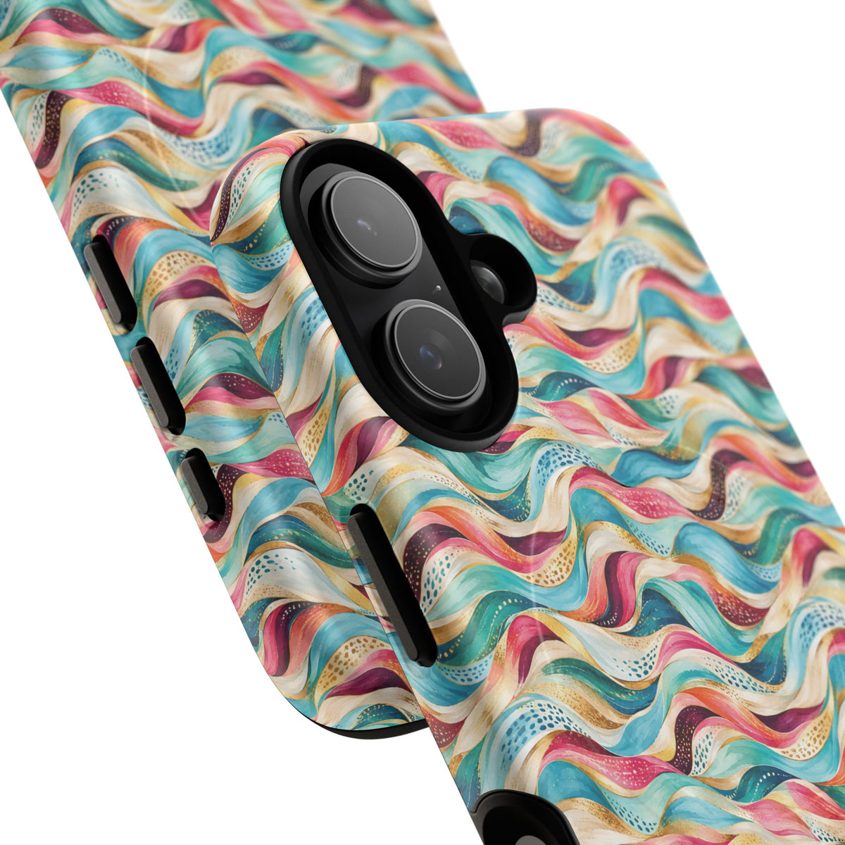 Colorful Wave MagSafe Tough Phone Case