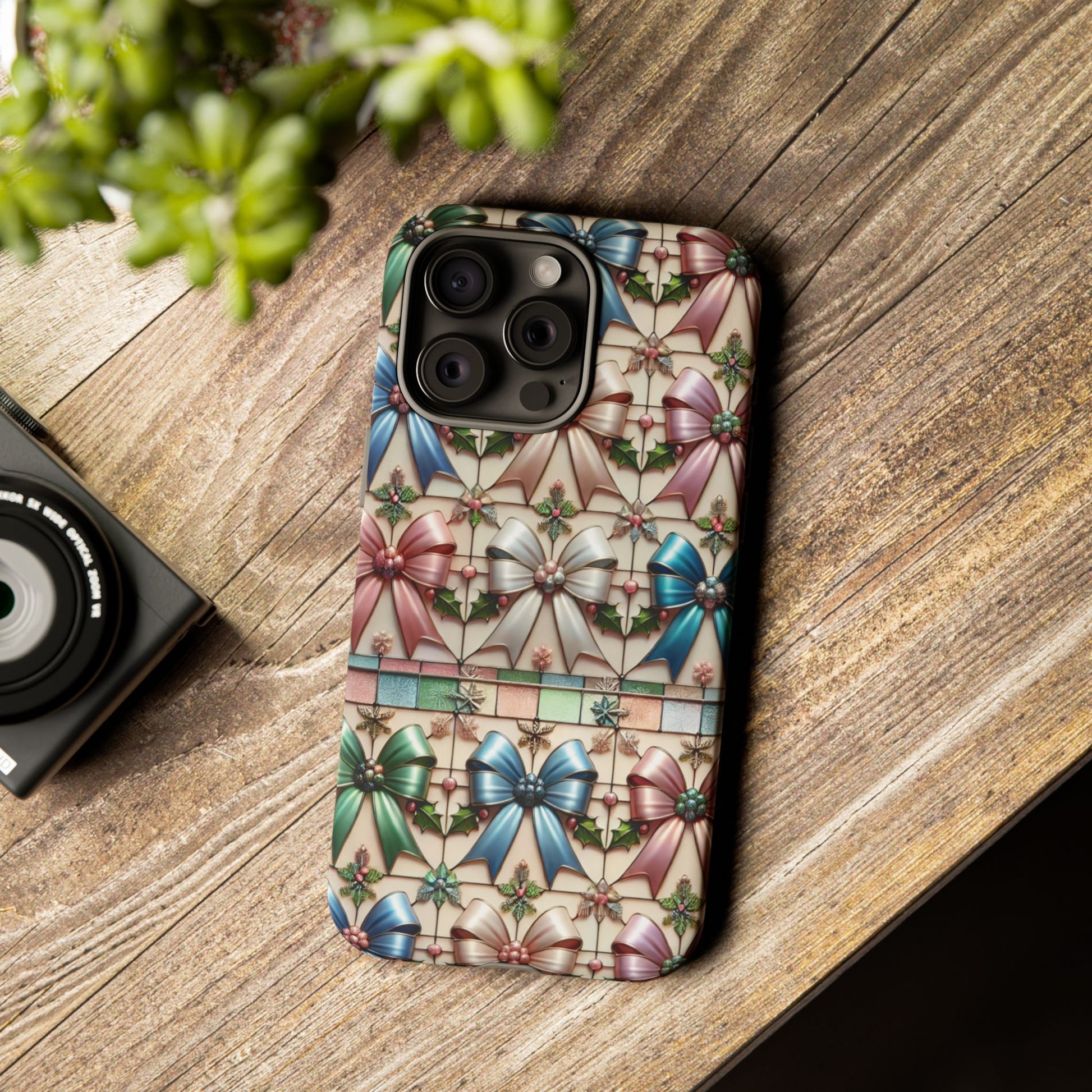 Coquette Bows Pastel Phone Case for iPhone 17 ,  15 14 13 12  21 23 Samsung, and Pixel | Stylish Protective Cover Gift for Her Perfect for Floral Lover