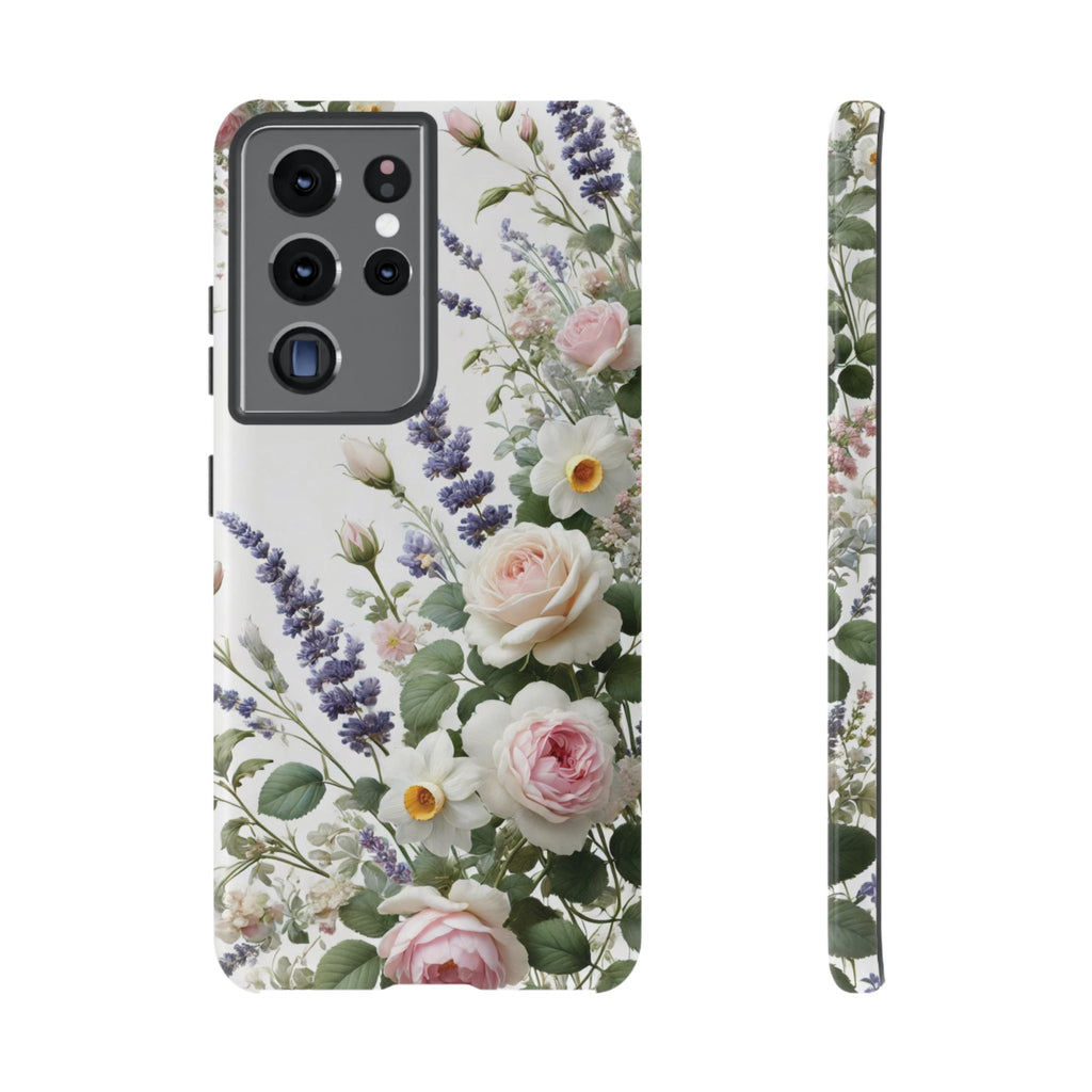Boho Floral Fall Phone Case for iPhone 17,16  21 23 Samsung, and Pixel | Stylish Protective Cover Gift for Her Perfect for Floral Lover