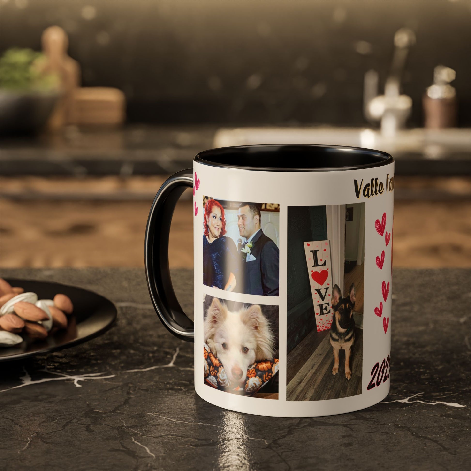 Personalized Photo Collage Coffee Mug, Custom Image Gift for Mom, Mother's Day Present, Colorful 15oz Cup, Birthday Mug, Custom Picture Mug Perfect Giift
