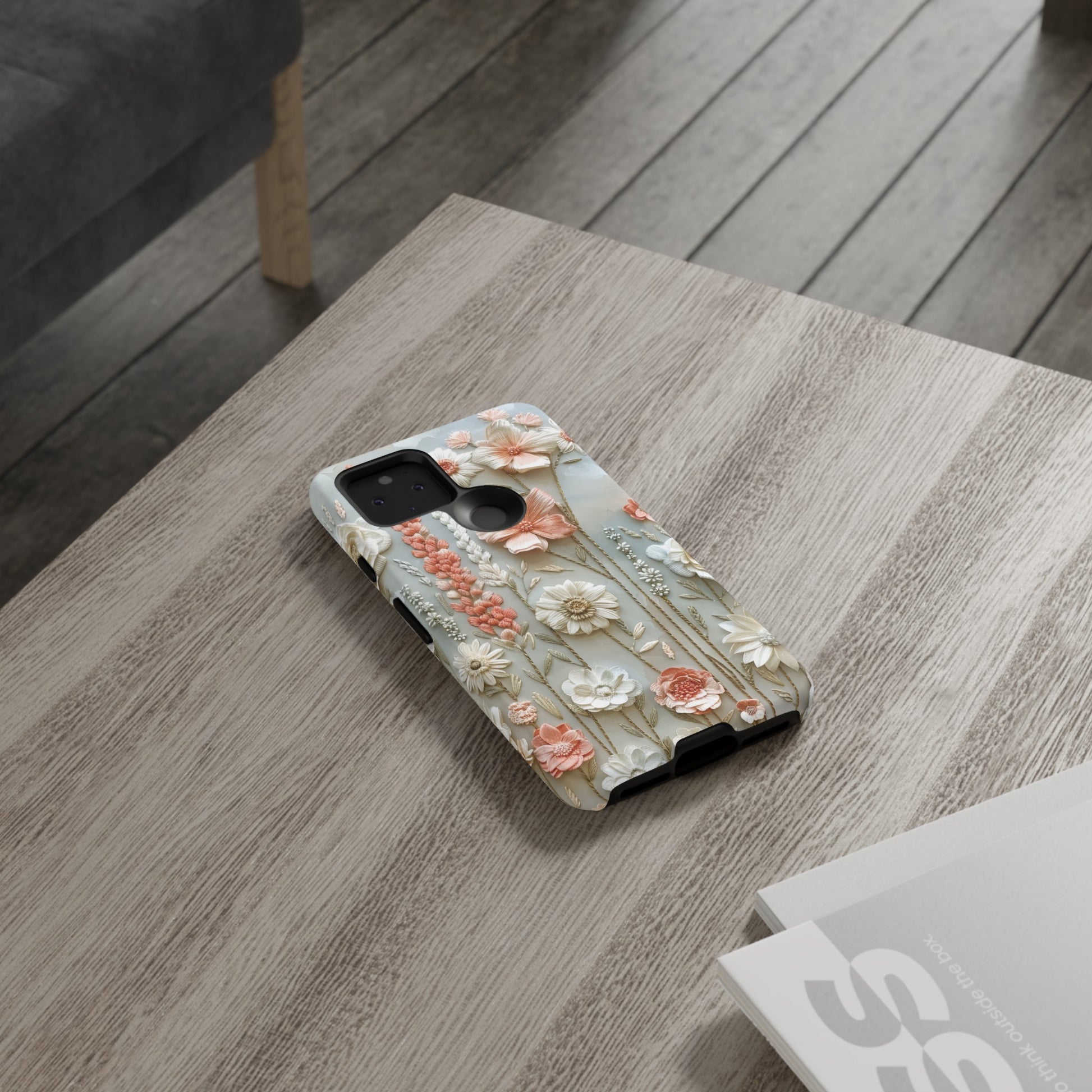 Pastel Wildflowers Protective Phone Case Gift for Her Phone 15, Samsung iPhone Samsung Gift for Her Case iPhone 15, Samsung iPhone Samsung Accessory Gift for Her
