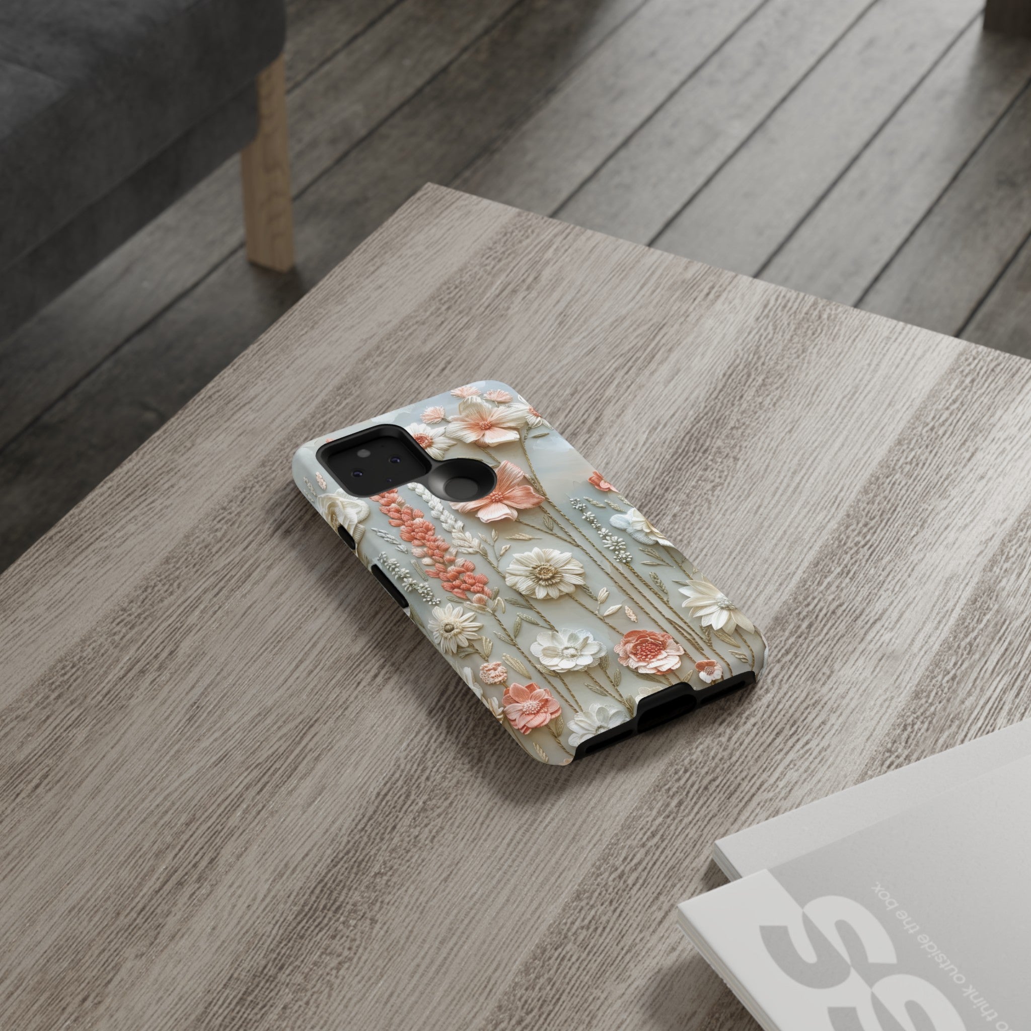 Pastel Wildflowers Protective Phone Case Gift for Her Phone 15, Samsung iPhone Samsung Gift for Her Case iPhone 15, Samsung iPhone Samsung Accessory Gift for Her