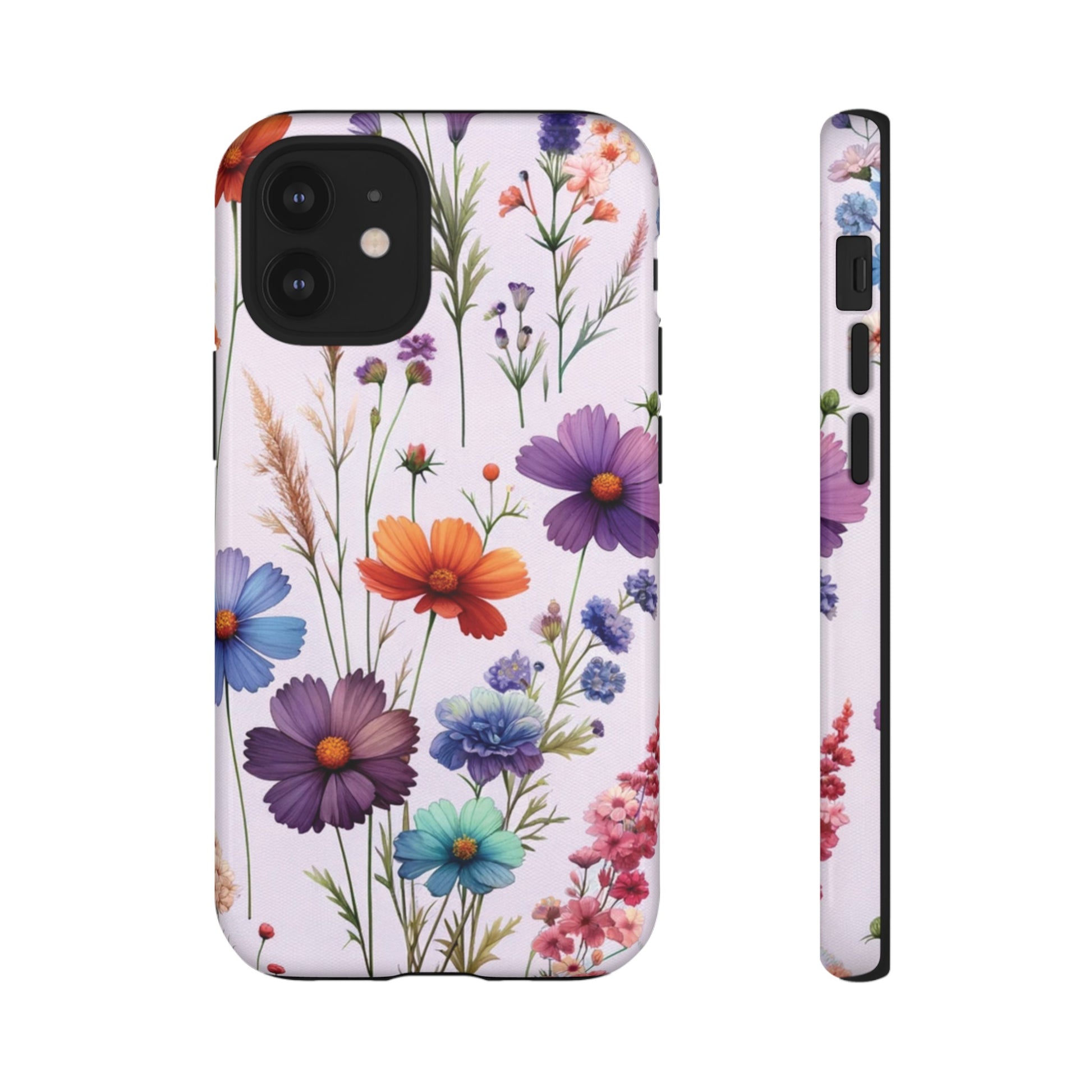 Lavender Wildflowers Protective Phone Case Gift for Her Phone 15, Samsung iPhone Samsung Gift for Her Case iPhone 15, Samsung iPhone Samsung Accessory Gift for Her.