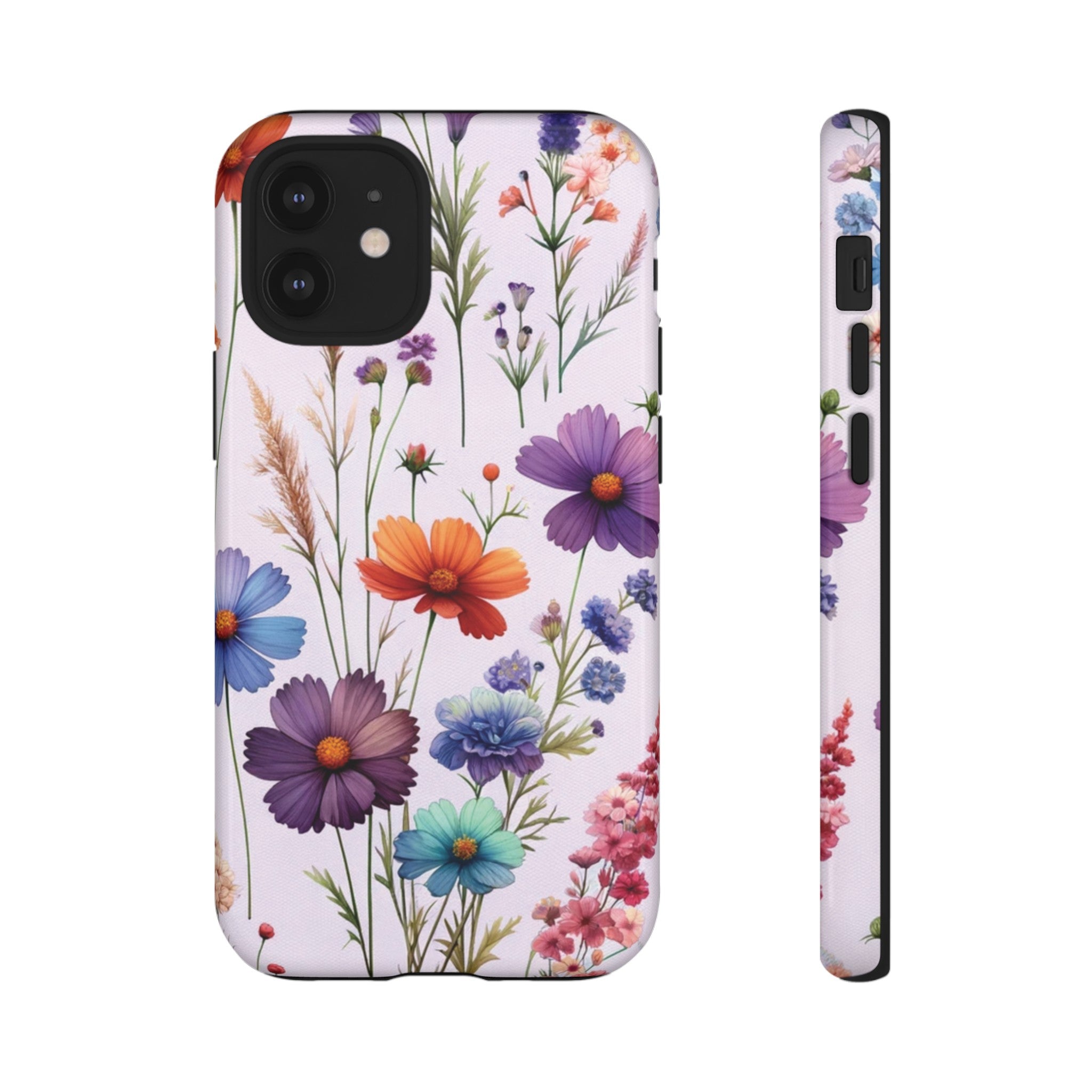 Lavender Wildflowers Protective Phone Case Gift for Her Phone 15, Samsung iPhone Samsung Gift for Her Case iPhone 15, Samsung iPhone Samsung Accessory Gift for Her.