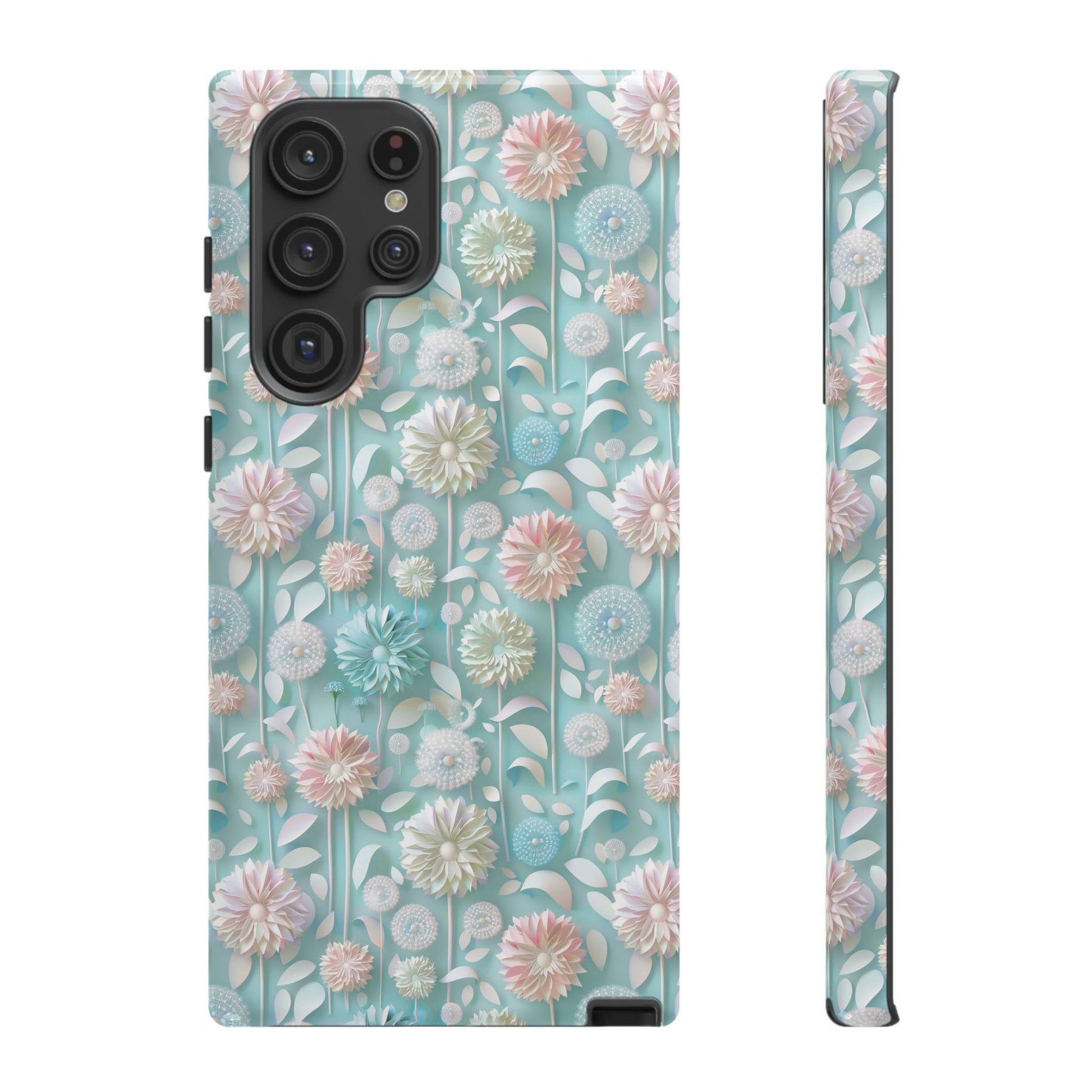 Pastel Floral Phone Case for iPhone & Samsung | Elegant and Slim Design with Shockproof Protection | Durable, Scratch-Resistant, and Lightweight | Stylish Accessory
