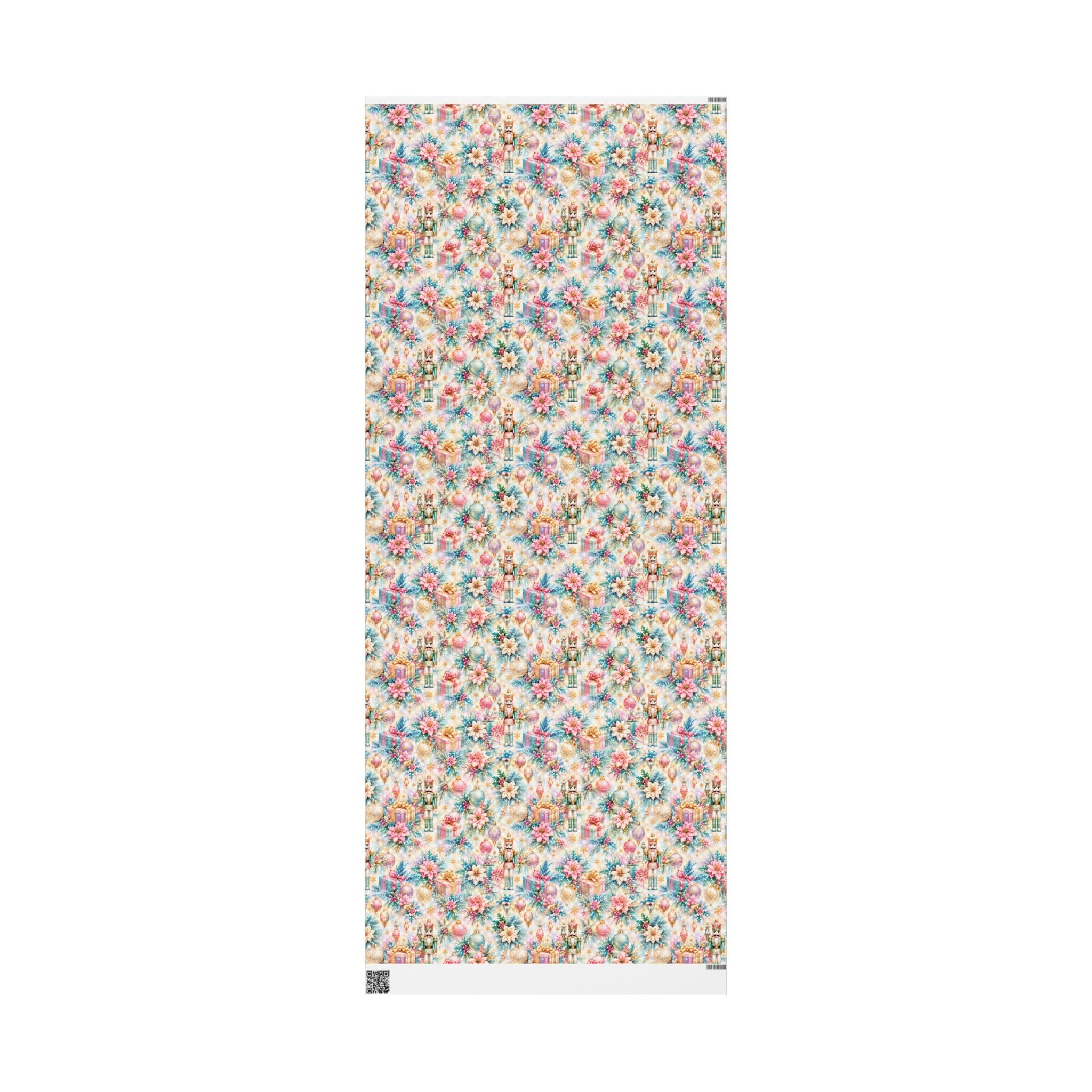 Luxury Nutcracker Christmas Wrapping Paper, Elegant Holiday Gift Wrap