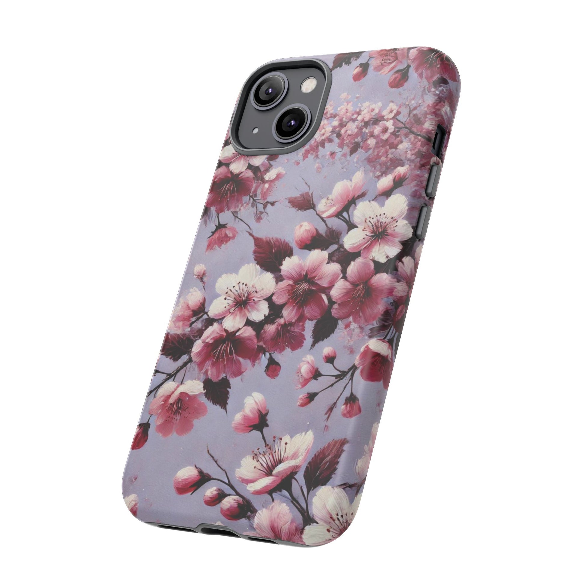 Lavender Floral Fall Phone Case for iPhone 16 pro15 14 13 12  21 23 Samsung, and Pixel | Stylish Protective Cover Gift for Her Perfect for Floral Lover