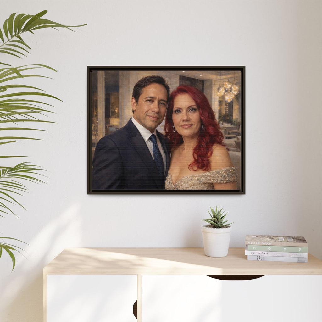 Custom Oil Painting Illusion Canvas – Luxury Portrait Art