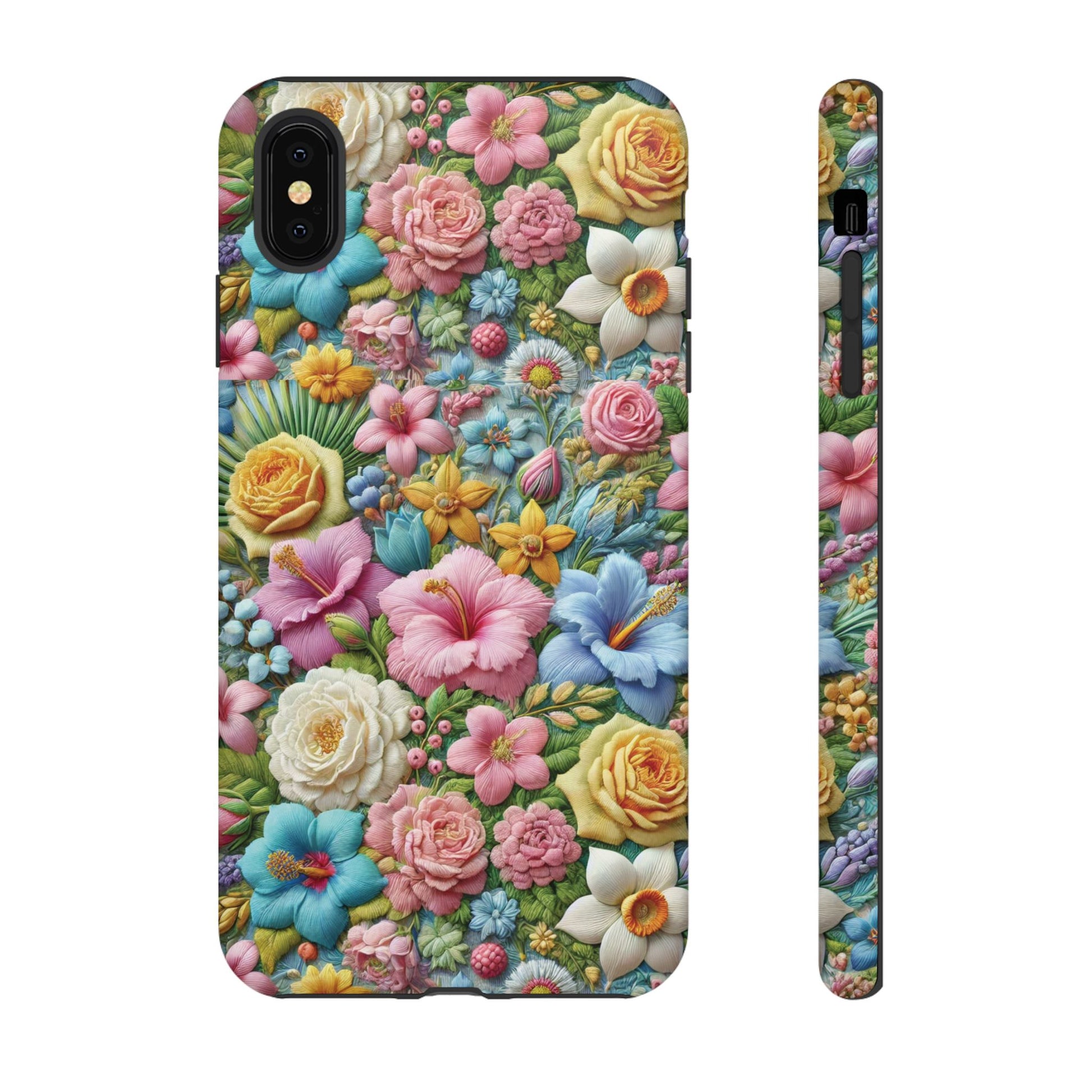 Elegant Pastel Flower Phone Case – Beautiful Floral Design, Durable Protection for Your Device, Stylish and Lightweight, Perfect Gift for Flower Lovers