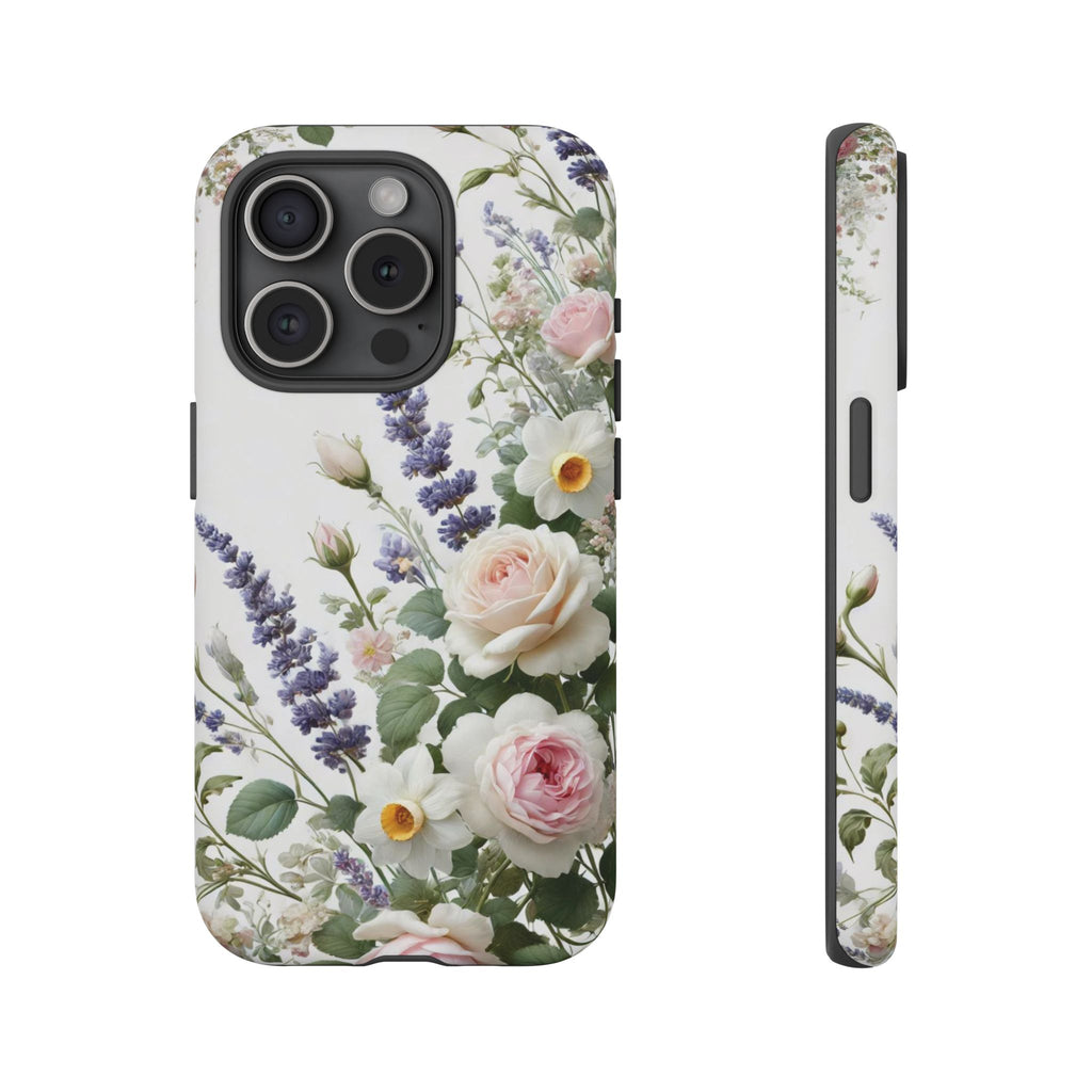 Boho Floral Fall Phone Case for iPhone 17,16  21 23 Samsung, and Pixel | Stylish Protective Cover Gift for Her Perfect for Floral Lover