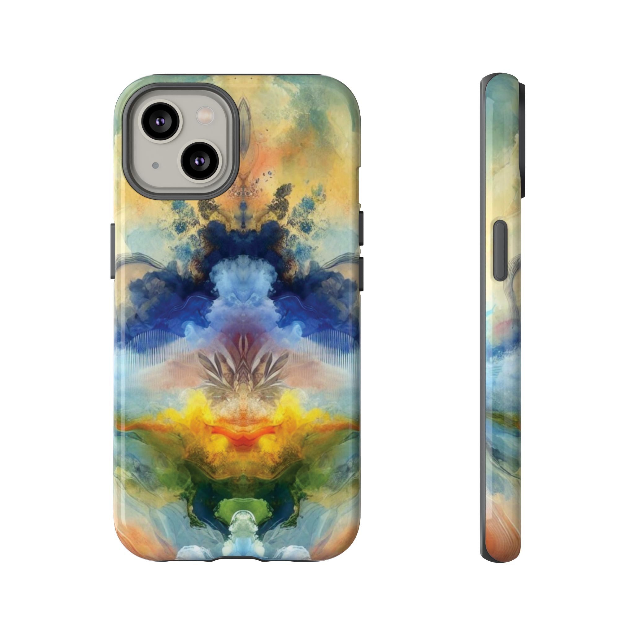 Modern Watercolor Abstract Phone Case Compatible with iPhone, Samsung & More - Stylish, Durable Protection with Vibrant Artistic Design Perfect Gift for Her