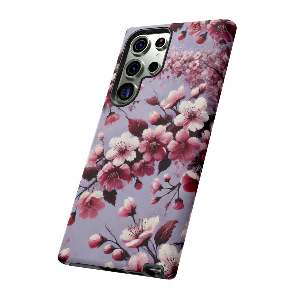 Lavender Floral Fall Phone Case for iPhone 16 pro15 14 13 12  21 23 Samsung, and Pixel | Stylish Protective Cover Gift for Her Perfect for Floral Lover