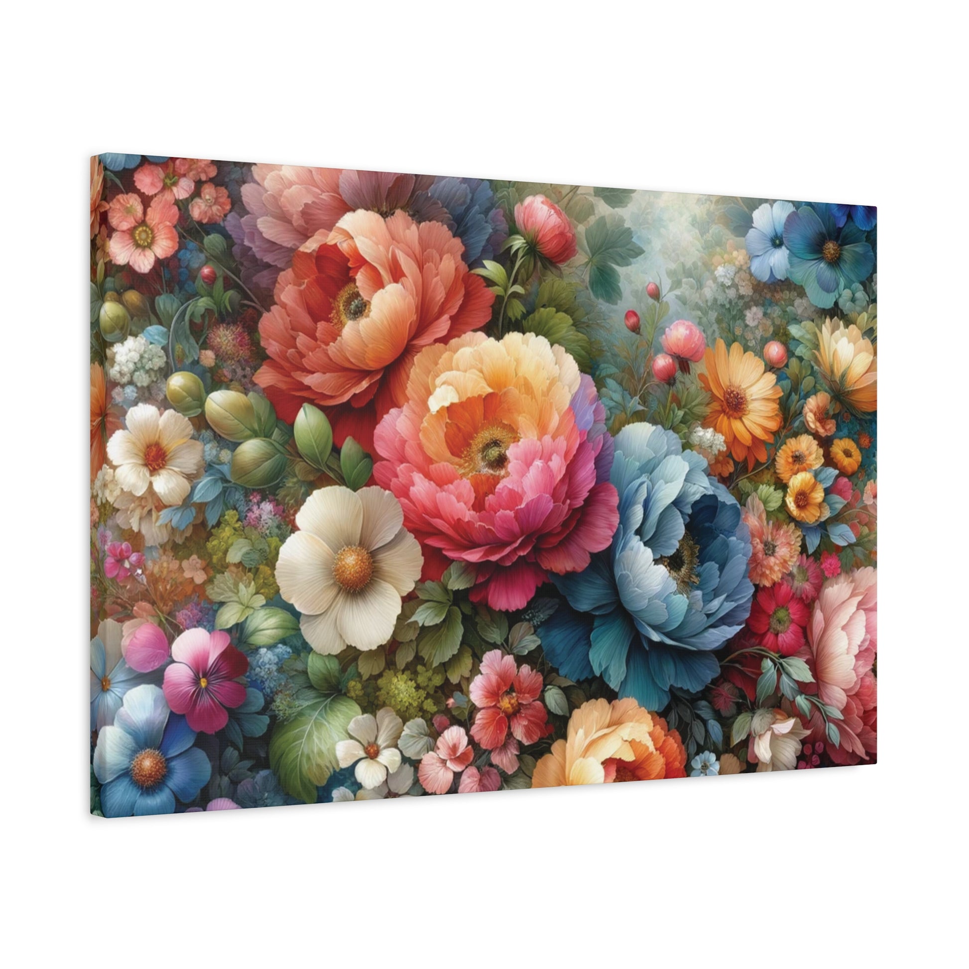 Timeless Floral Elegance High-Quality Matte Canvas Art, Ready to Hang Perfect for Home Decor, Mother's Day, Birthday Gift, Housewarming New House Decor.