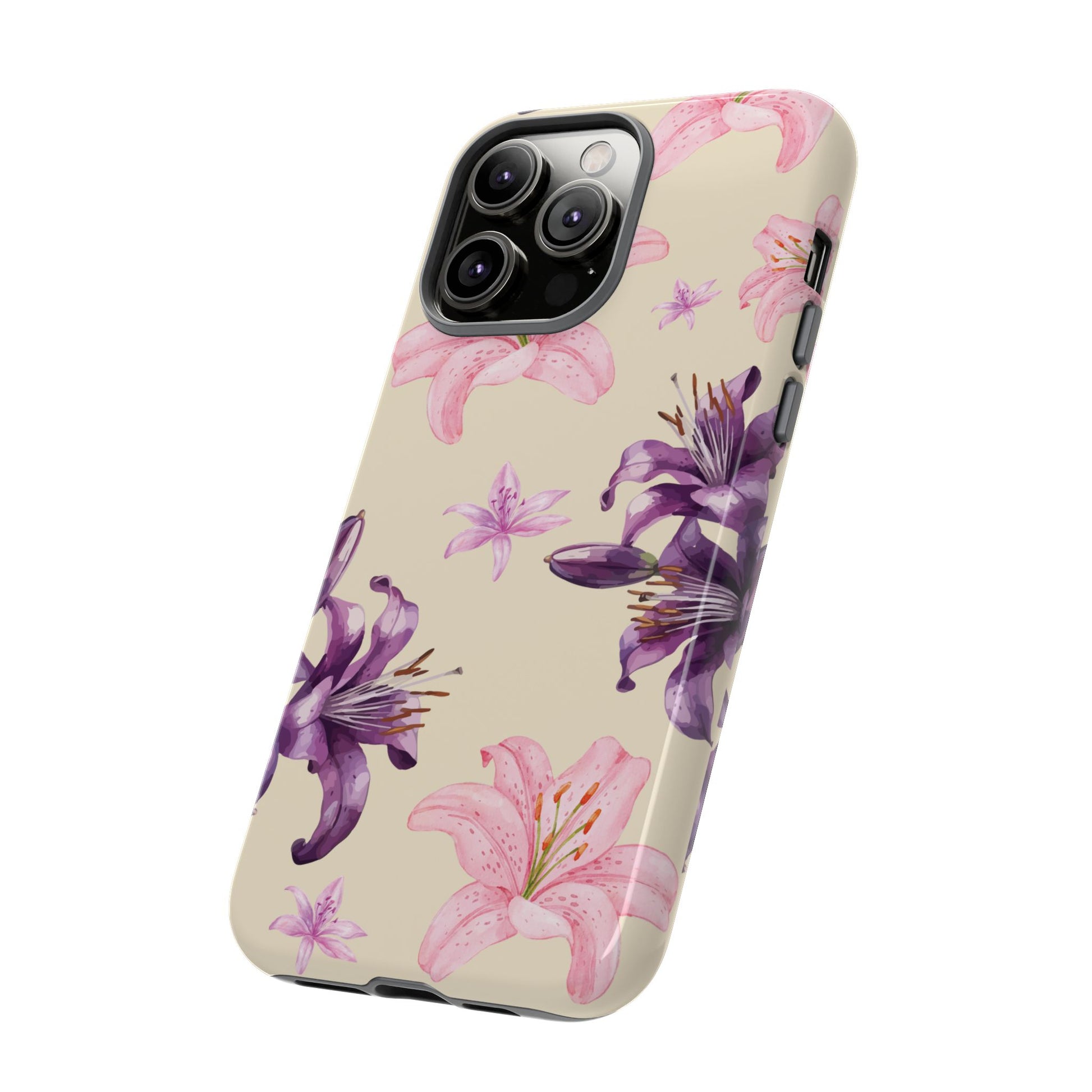 Blooming Tiger Lily Phone Case - Compatible with iPhone, Samsung, and Pixel | Stylish Protective Cover Gift for Her Perfect for Floral Lover