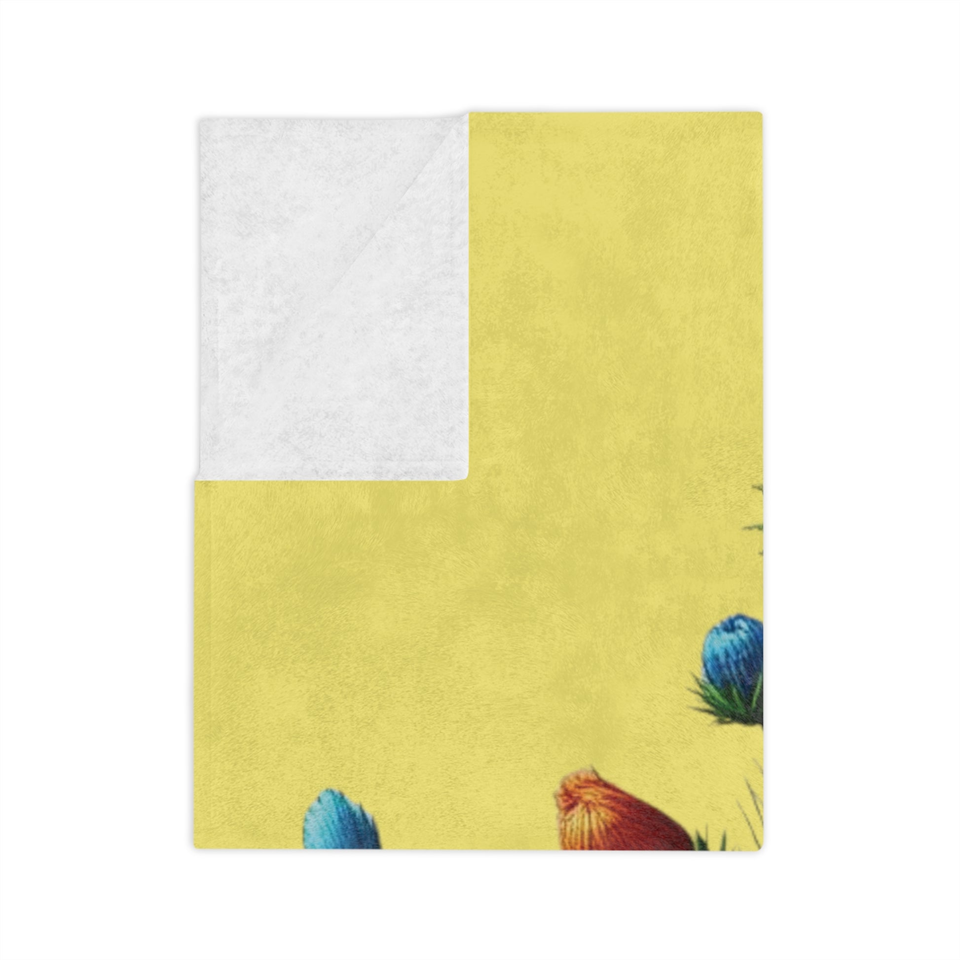 Minky Blanket Yellow Bright Floral Wildflowers Throw Ultra-Soft Minky Blanket Cozy Comfort Blanket Elegant Home Decor Plush Microfiber for Maximum Comfort Blanket, Perfect for Snuggling Decor, Cozy All-Season Warmth, Housewarming Gift Throw - MRSBYVALLE