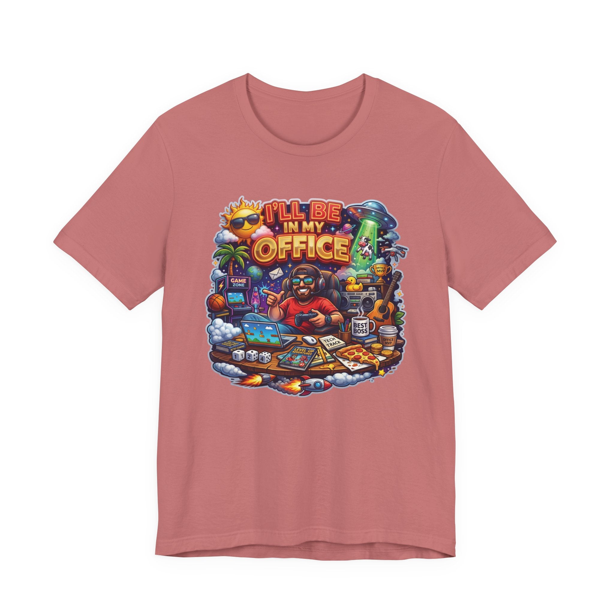 T-shirt « Je serai de retour au bureau » — T-shirt amusant pour le retour au travail, parfait pour votre mari ou votre père