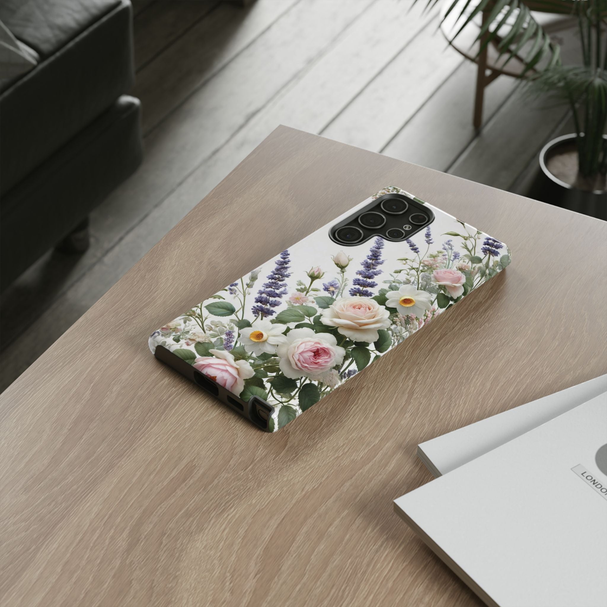 Boho Floral Fall Phone Case for iPhone 17,16  21 23 Samsung, and Pixel | Stylish Protective Cover Gift for Her Perfect for Floral Lover
