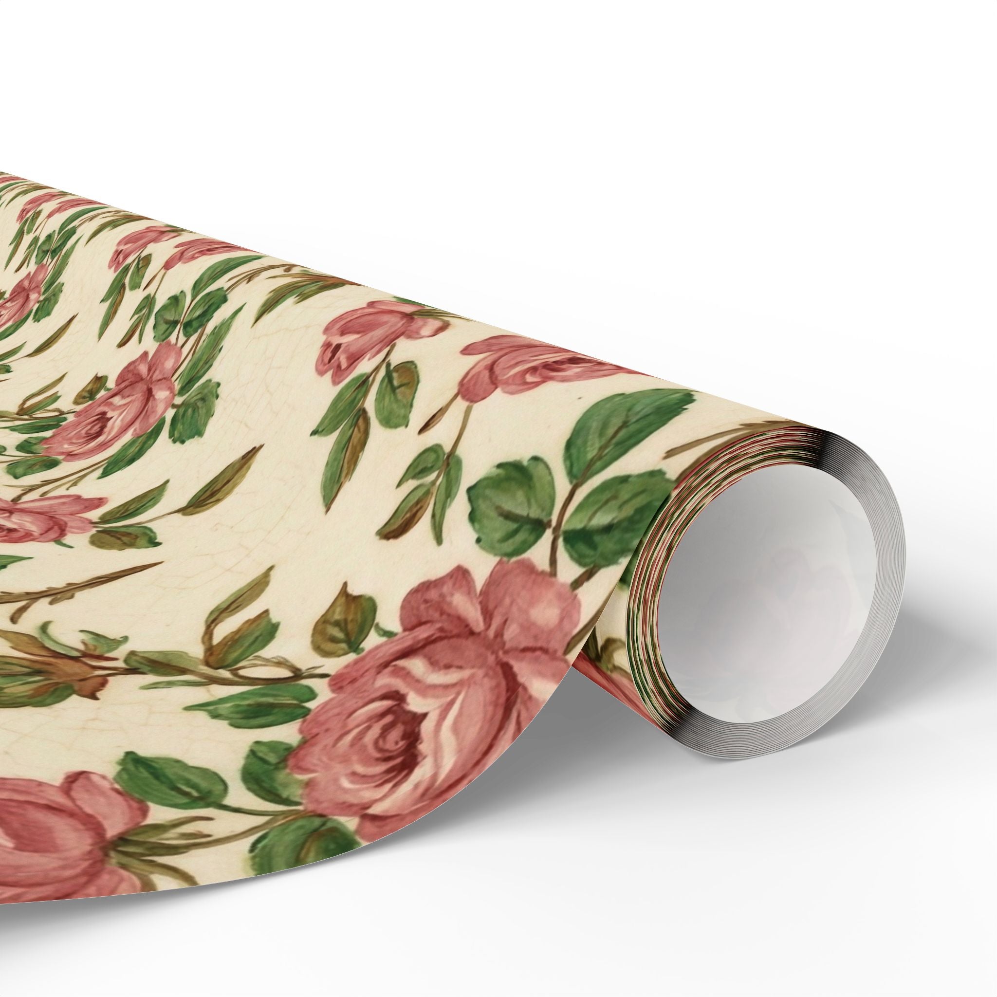 Franciscan Roses Gift Wrap | Vintage Floral Wrapping Paper for Gifts