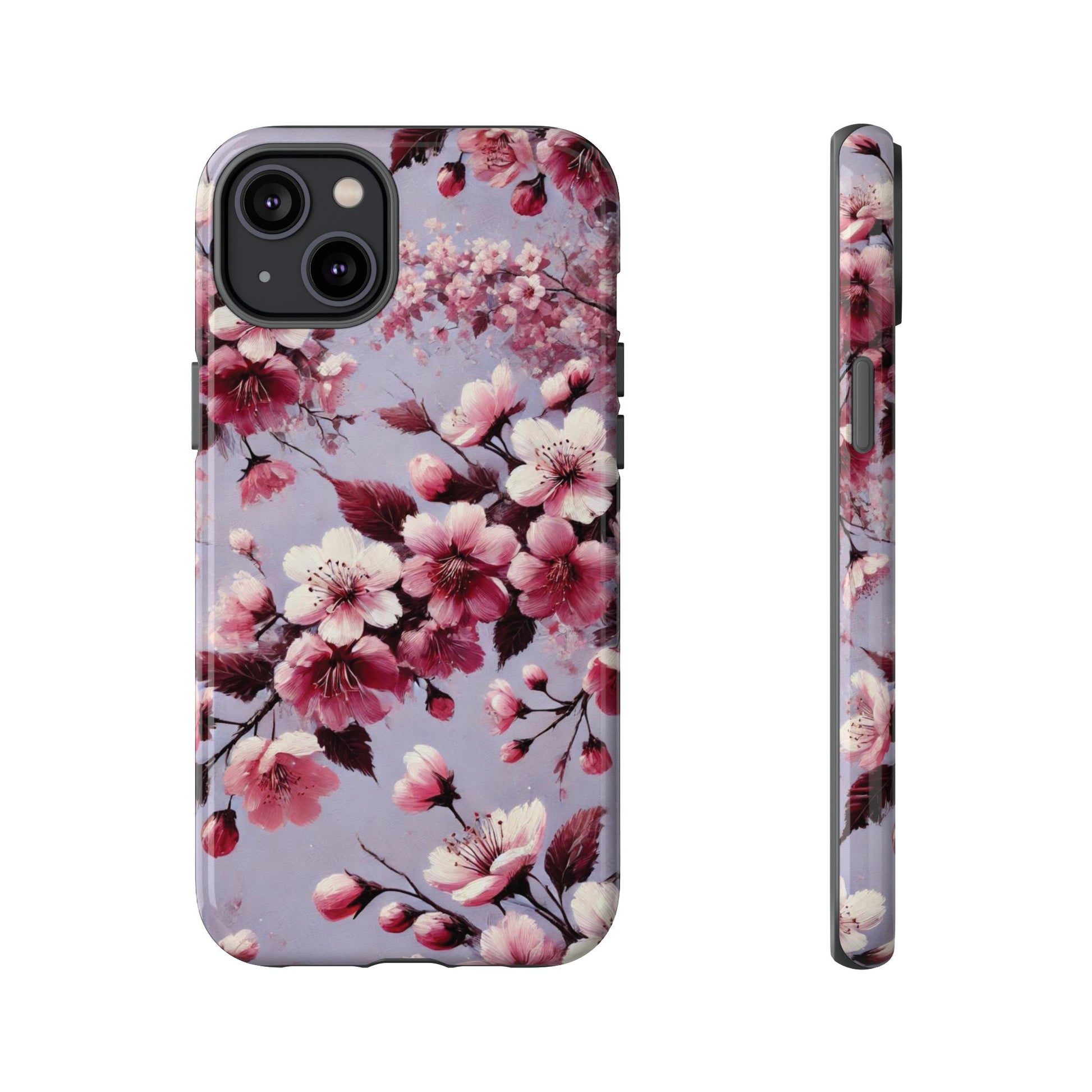 Lavender Floral Fall Phone Case for iPhone 16 pro15 14 13 12  21 23 Samsung, and Pixel | Stylish Protective Cover Gift for Her Perfect for Floral Lover