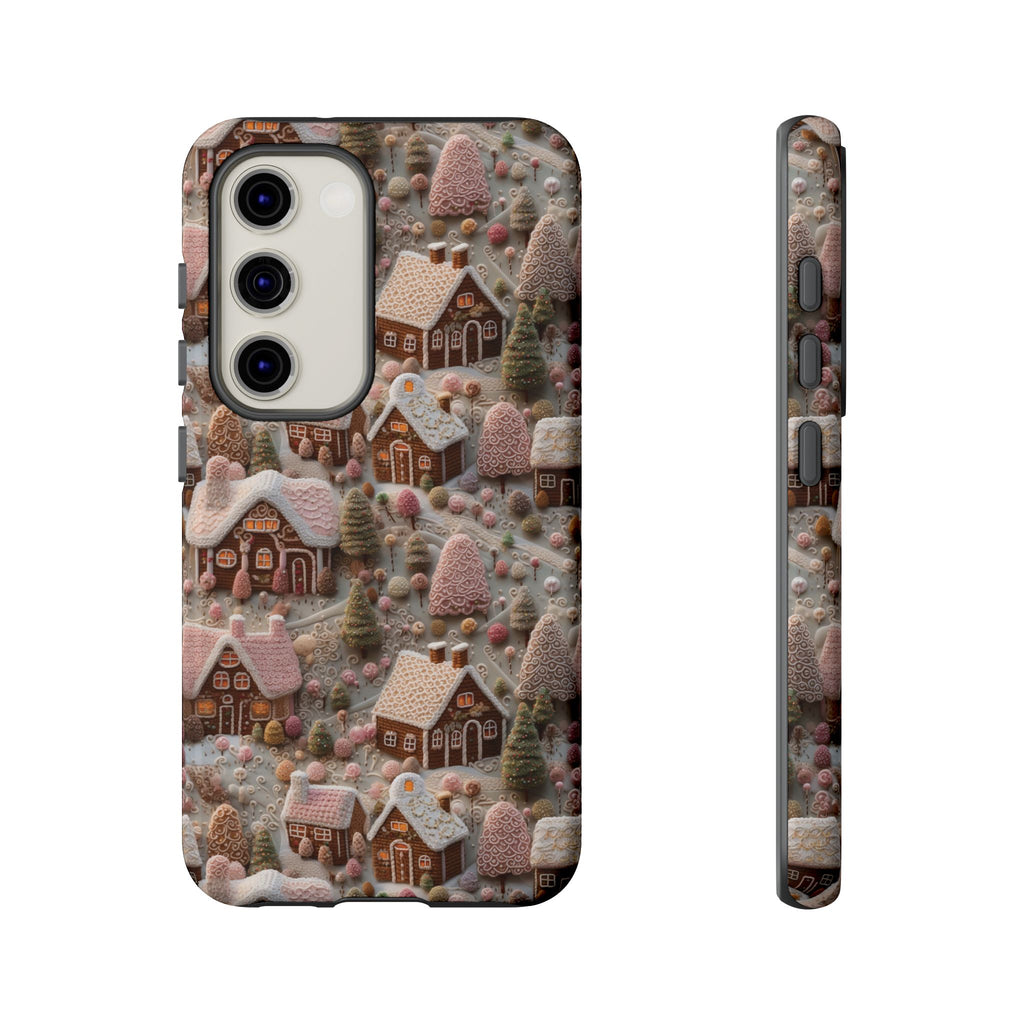 Gingerbread House 3D Phone Case Durable for iPhone Samsung Gift iPhone 15, 14, 13 Samsung Pixel Gift for Mom Accessory Gift for Her