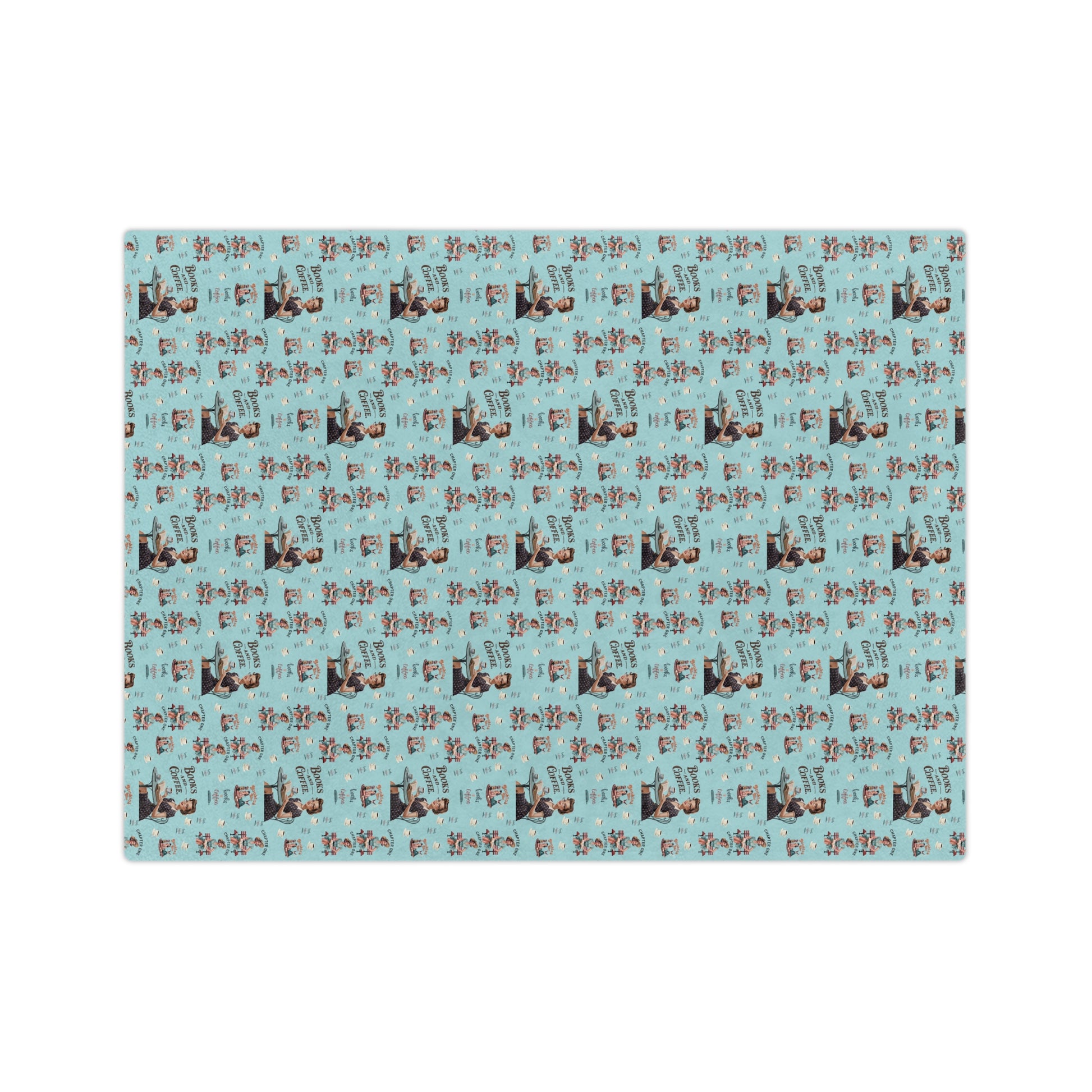 Books and Coffee Retro 50s Minky Blanket Throw Ultra-Soft Minky Blanket Cozy Comfort Blanket Elegant Home Decor Plush Microfiber for Maximum Comfort Blanket, Perfect for Snuggling Decor, Cozy All-Season Warmth, Housewarming Gift Throw - MRSBYVALLE