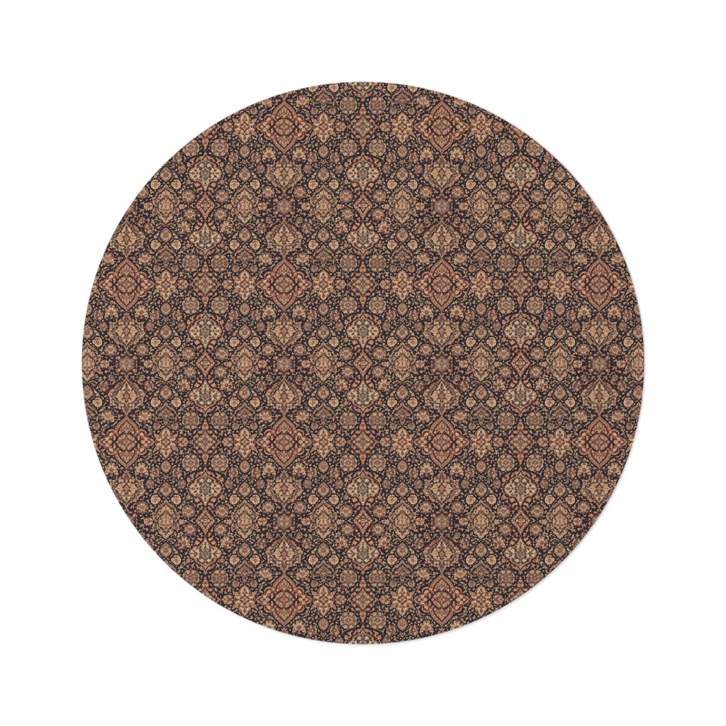 Tapis Rond Turc Vintage 60x60 | Tapis Bohème