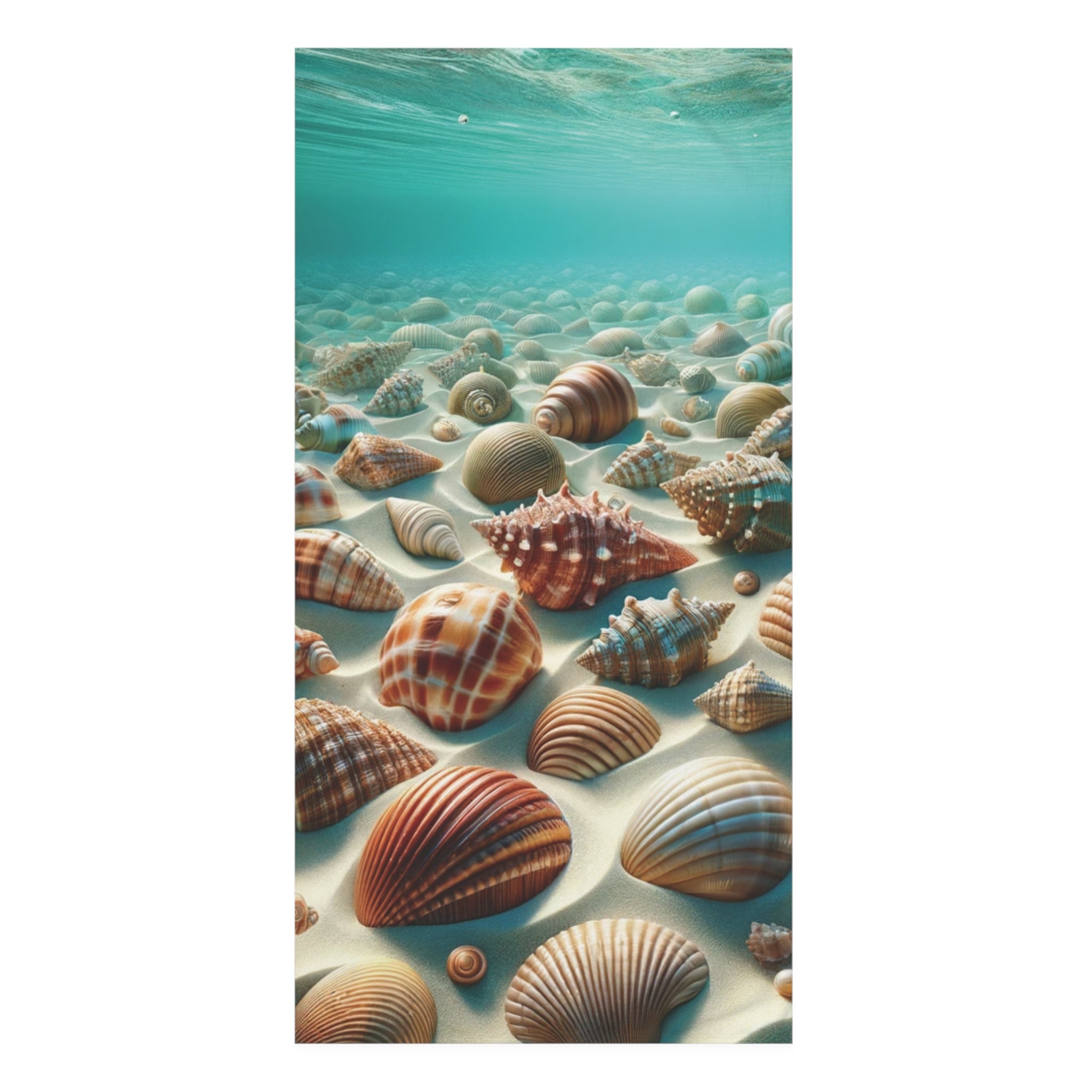 Plush Ocean Bliss Turquoise Seashell Bath Towel Luxurious Absorbency & Coastal Elegance Soft & Luxurious Mink-Cotton Towel 30x60 Elevate Your Bath Experience Vibrant Nature-Inspired Elegance Housewarming Gift.