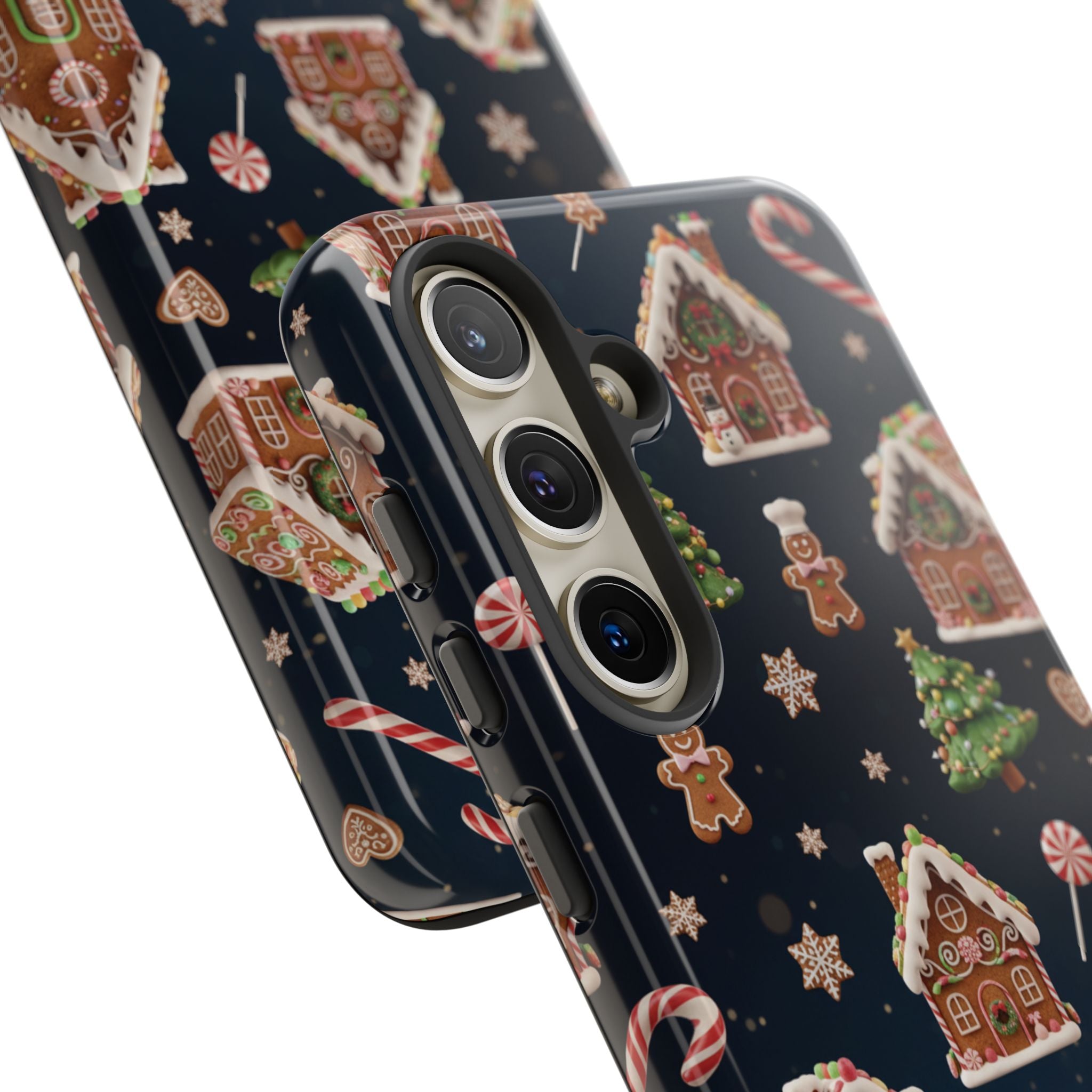 3D Gingerbread House Christmas Phone Case | Premium Holiday Gift Cover for iPhone 17, iPhone, and Samsung Galaxy Gift for Her or Him