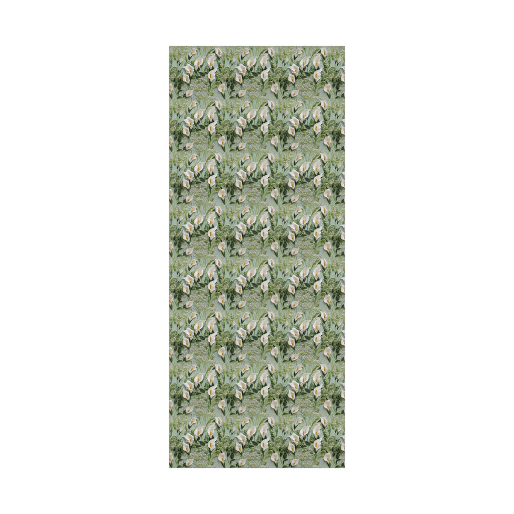 Elegant Calla Lily Wrapping Paper Beautiful Floral Design for Christmas, Birthdays & Special Occasions | Premium Gift Wrap for Nature Lovers Luxurious - MRSBYVALLE
