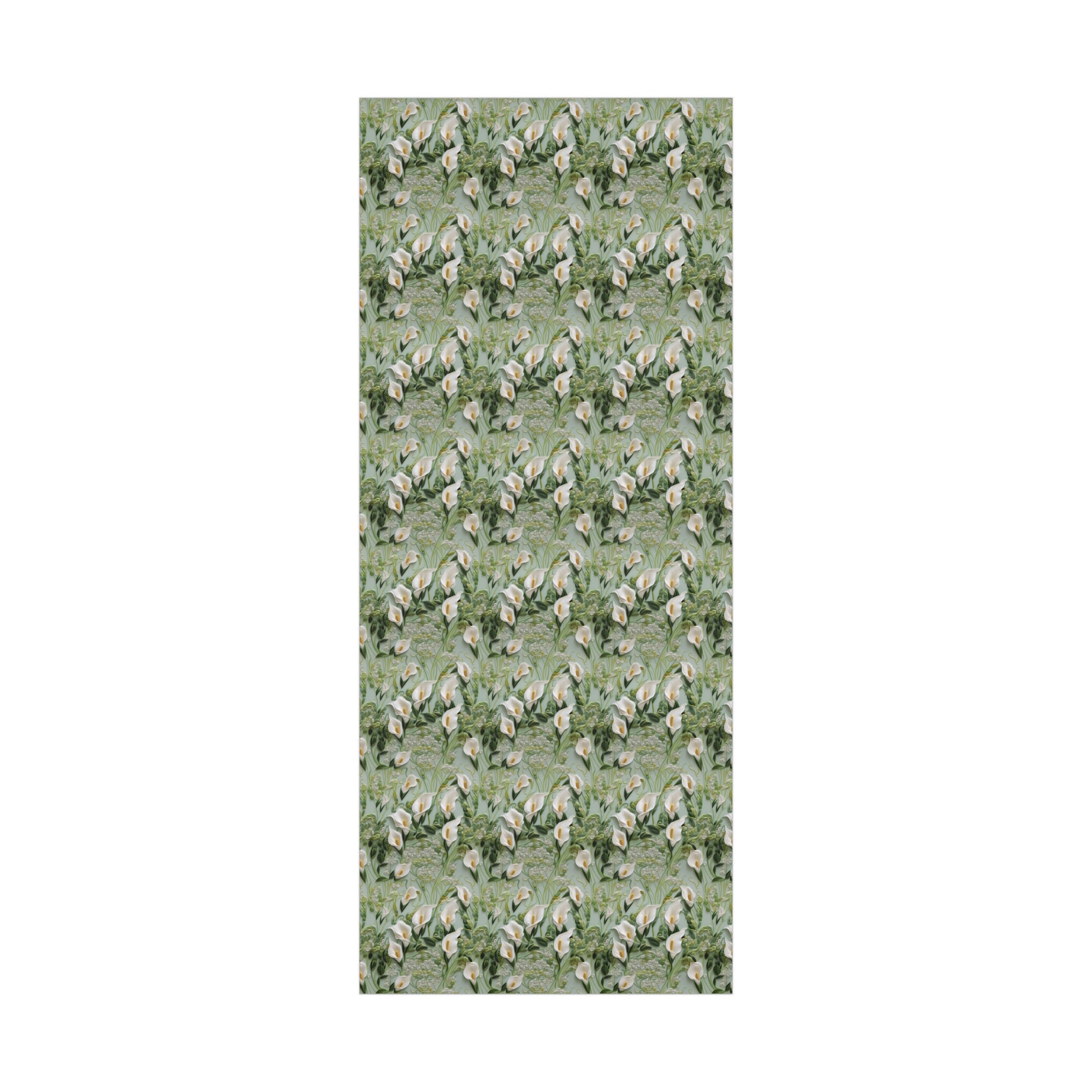Elegant Calla Lily Wrapping Paper Beautiful Floral Design for Christmas, Birthdays & Special Occasions | Premium Gift Wrap for Nature Lovers Luxurious - MRSBYVALLE