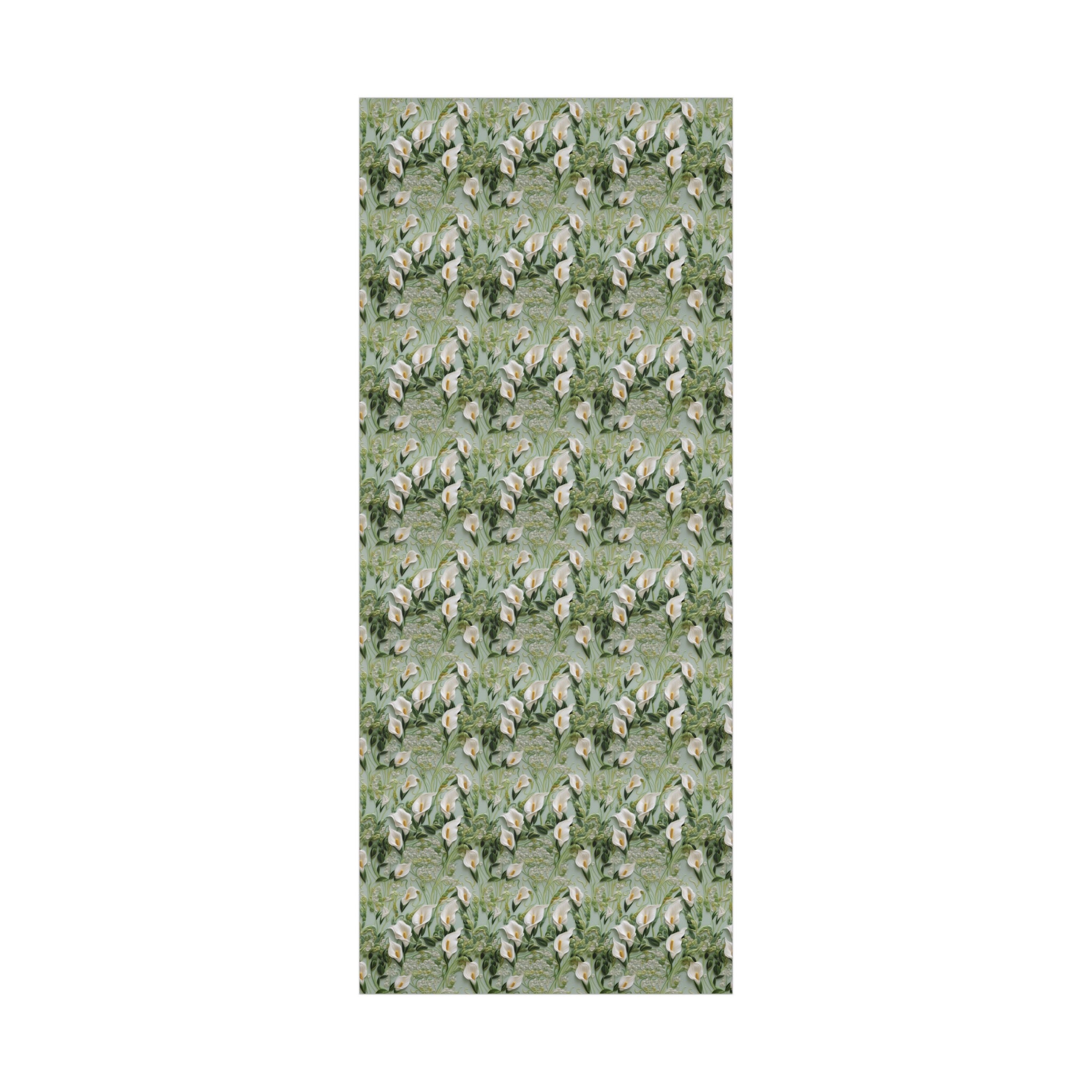 Elegant Calla Lily Wrapping Paper Beautiful Floral Design for Christmas, Birthdays & Special Occasions | Premium Gift Wrap for Nature Lovers Luxurious - MRSBYVALLE