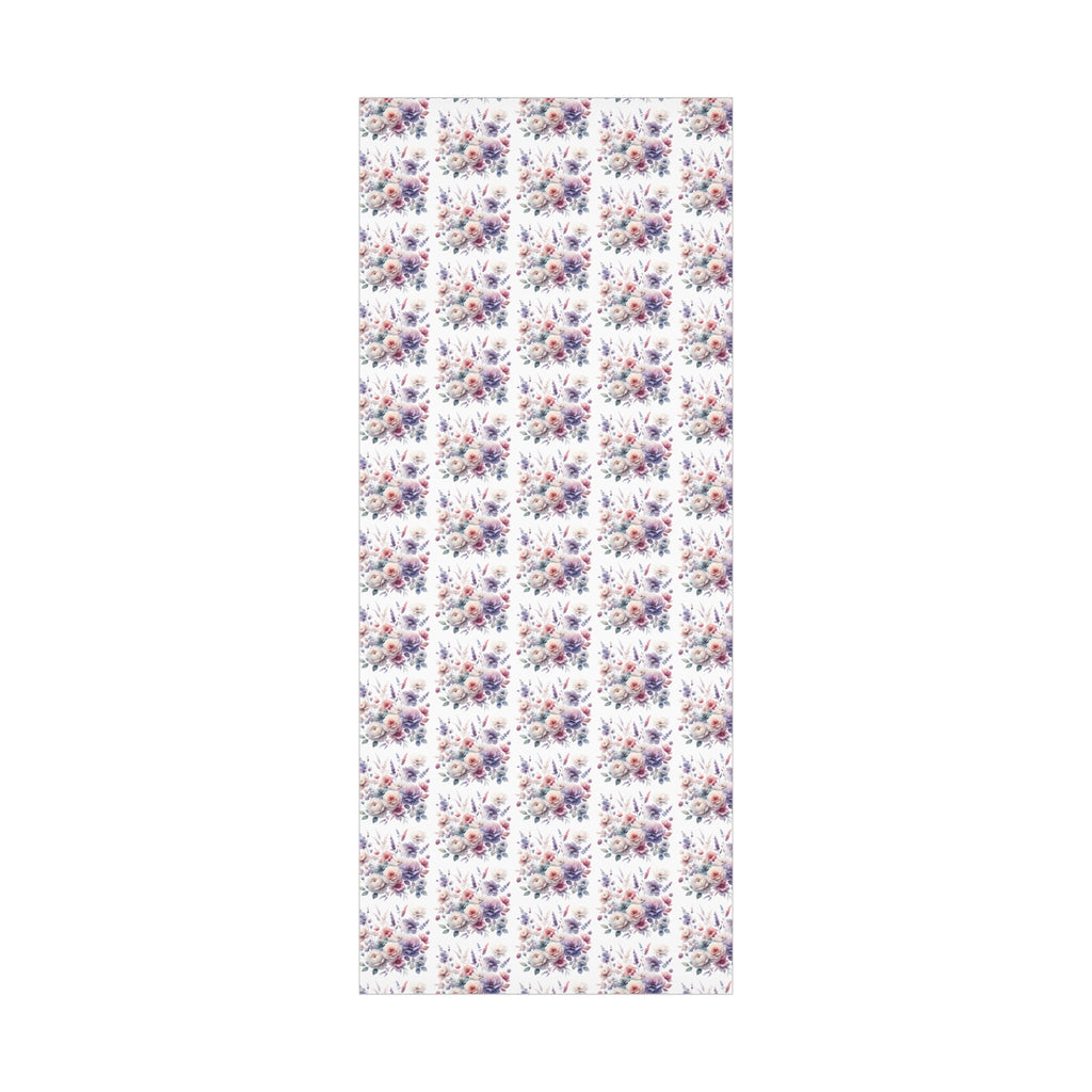 Pastel Wildflowers Gift Wrap It's Perfect for Weddings, Bridal & Baby Showers Eco-Friendly, Vibrant Design in Matte/Satin, All Occasion.