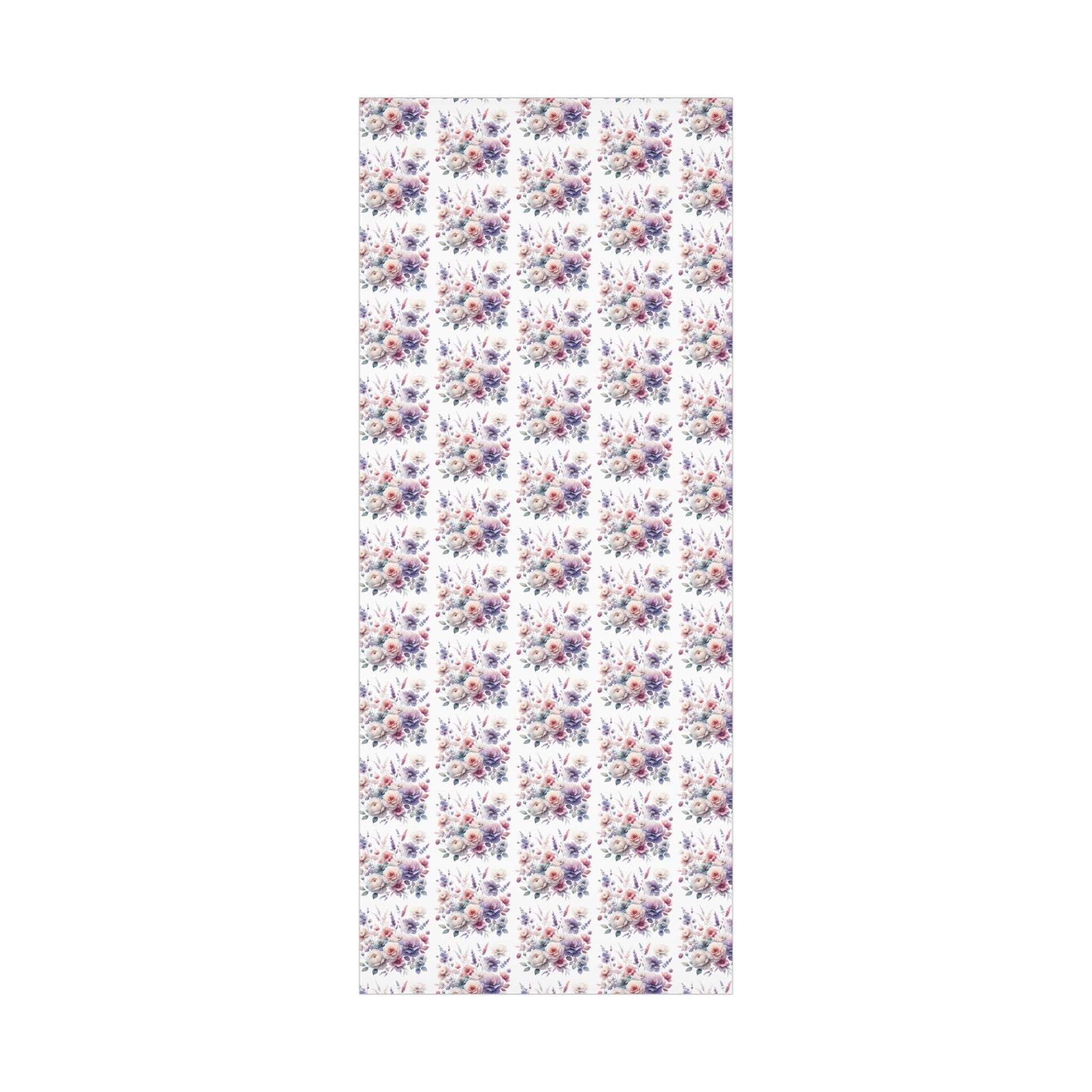 Pastel Wildflowers Gift Wrap It's Perfect for Weddings, Bridal & Baby Showers Eco-Friendly, Vibrant Design in Matte/Satin, All Occasion.