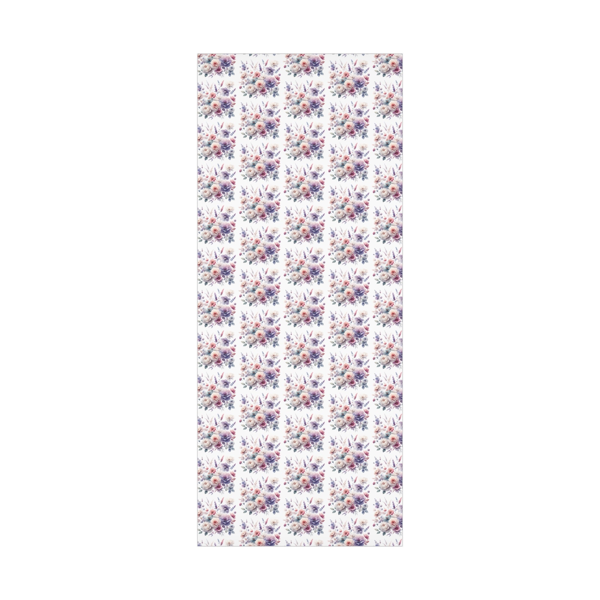 Pastel Wildflowers Gift Wrap It's Perfect for Weddings, Bridal & Baby Showers Eco-Friendly, Vibrant Design in Matte/Satin, All Occasion.