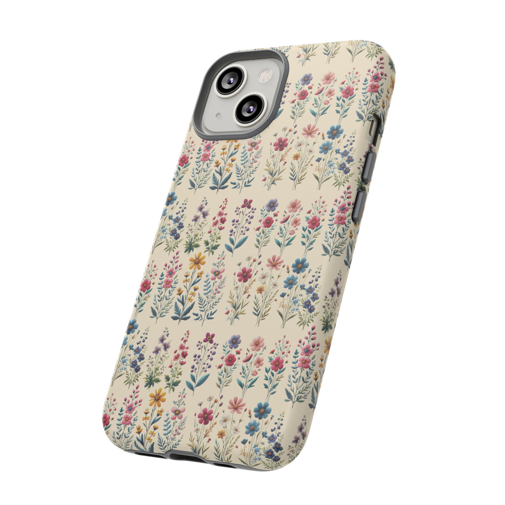 Best Beautiful Wildflower Phone Case Floral Design for iPhone, Galaxy, and Google Durable Protection Gift for Her Case iPhone 15, Samsung iPhone Gift for Her