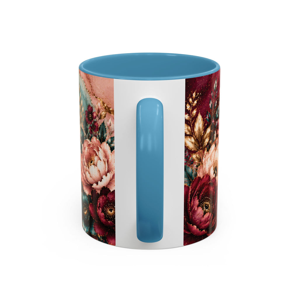 Personalized Name Mug for Women, Inspirational Color Handle Coffee Mug, 11 oz or 15 oz Gift for Her