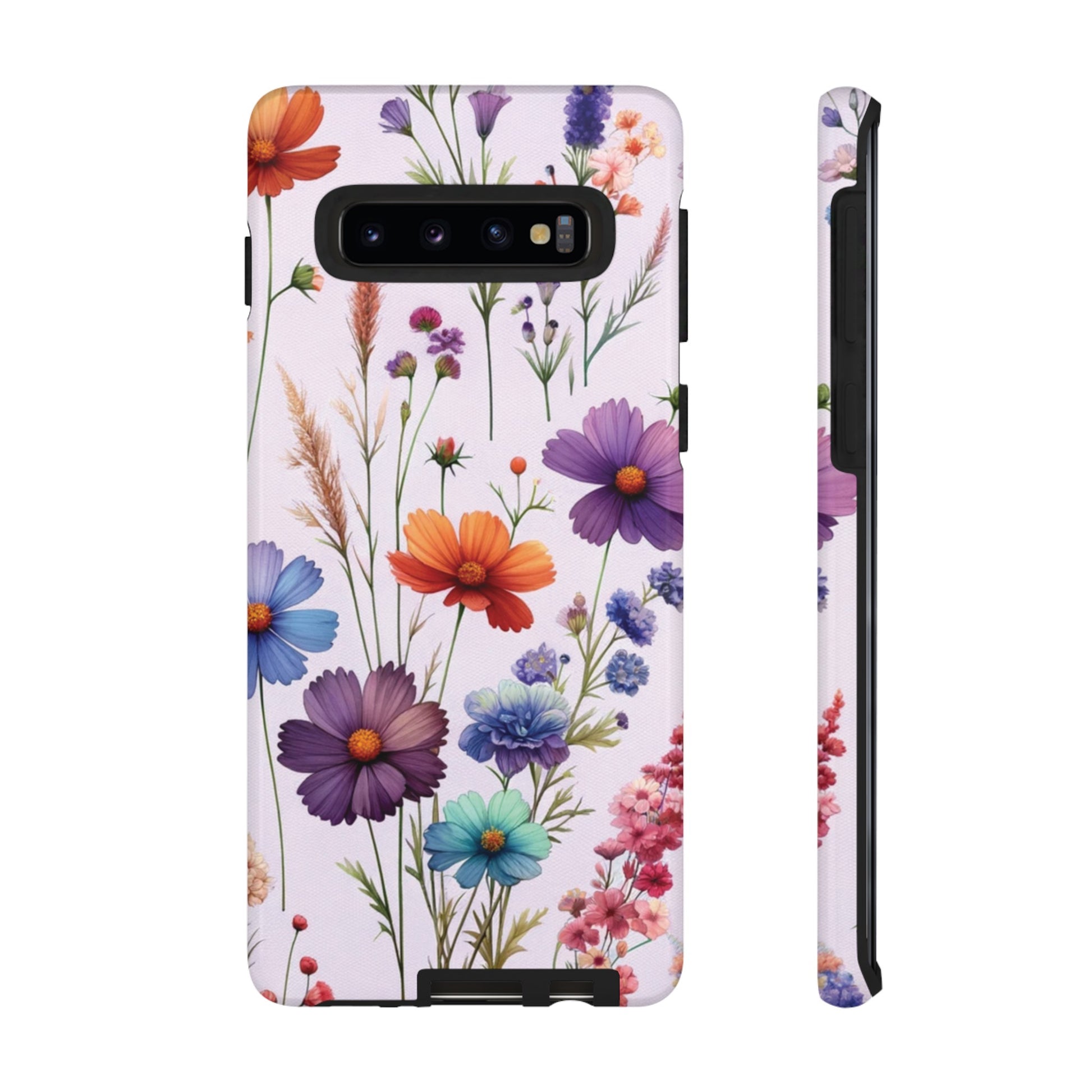 Lavender Wildflowers Protective Phone Case Gift for Her Phone 15, Samsung iPhone Samsung Gift for Her Case iPhone 15, Samsung iPhone Samsung Accessory Gift for Her.