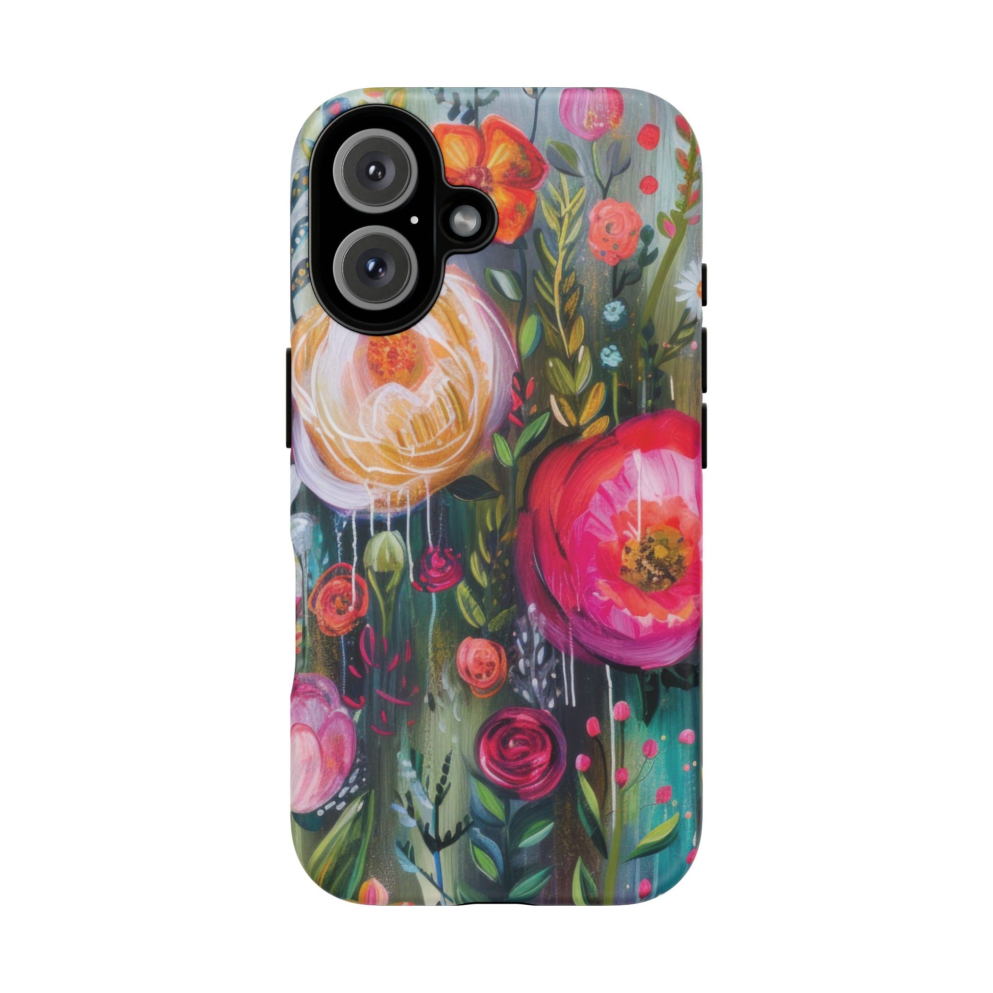 Watercolor Boho Floral Phone Case for iPhone 17 case Samsung, and Pixel | Stylish Protective Cover Gift for Her Perfect for Floral Lover