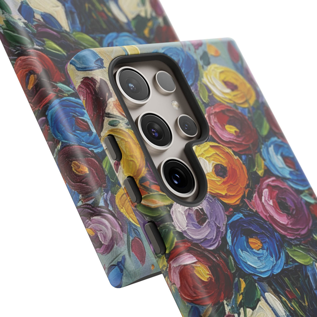 Floral Luxury Oil Painting Illusion Tough Case — Floral Art Phone Case for Art Lovers
