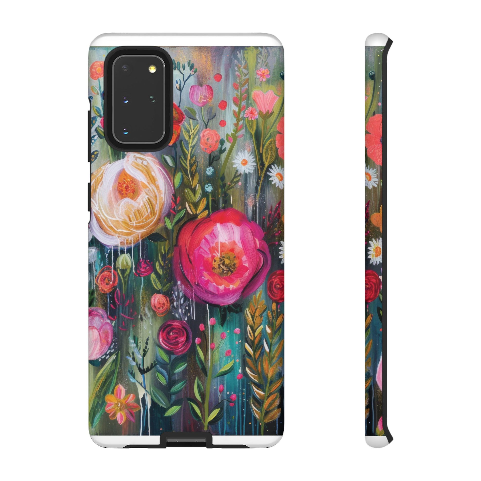 Watercolor Boho Floral Phone Case for iPhone 16 15 14 13 12  21 23 Samsung, and Pixel | Stylish Protective Cover Gift for Her Perfect for Floral Lover - MRSBYVALLE