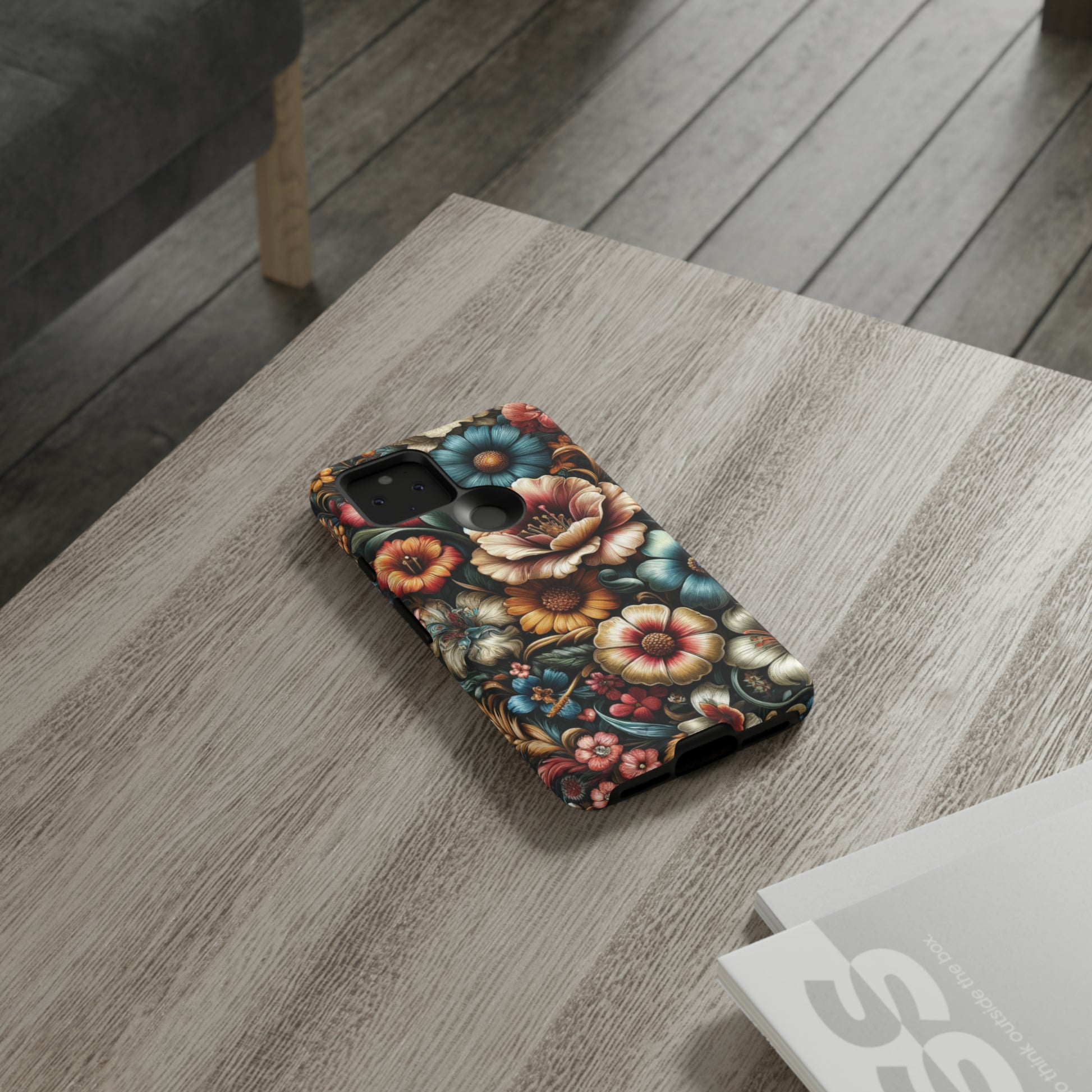 Pastel Floral Design Luxury Phone Tough Case Floral Elegant Durable Stylish for Modern Devices iPhone 15, Samsung iPhone Samsung Accessory Gift for Her.